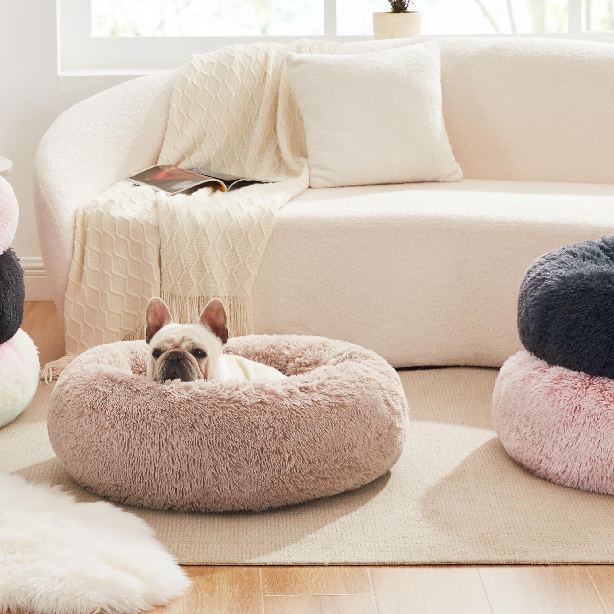 Foto 7 | Cat Bed Love's Cabin, Esponjosa, Gris Azulado, 20 Pulgadas, Para Gatos De Interior - Venta Internacional.