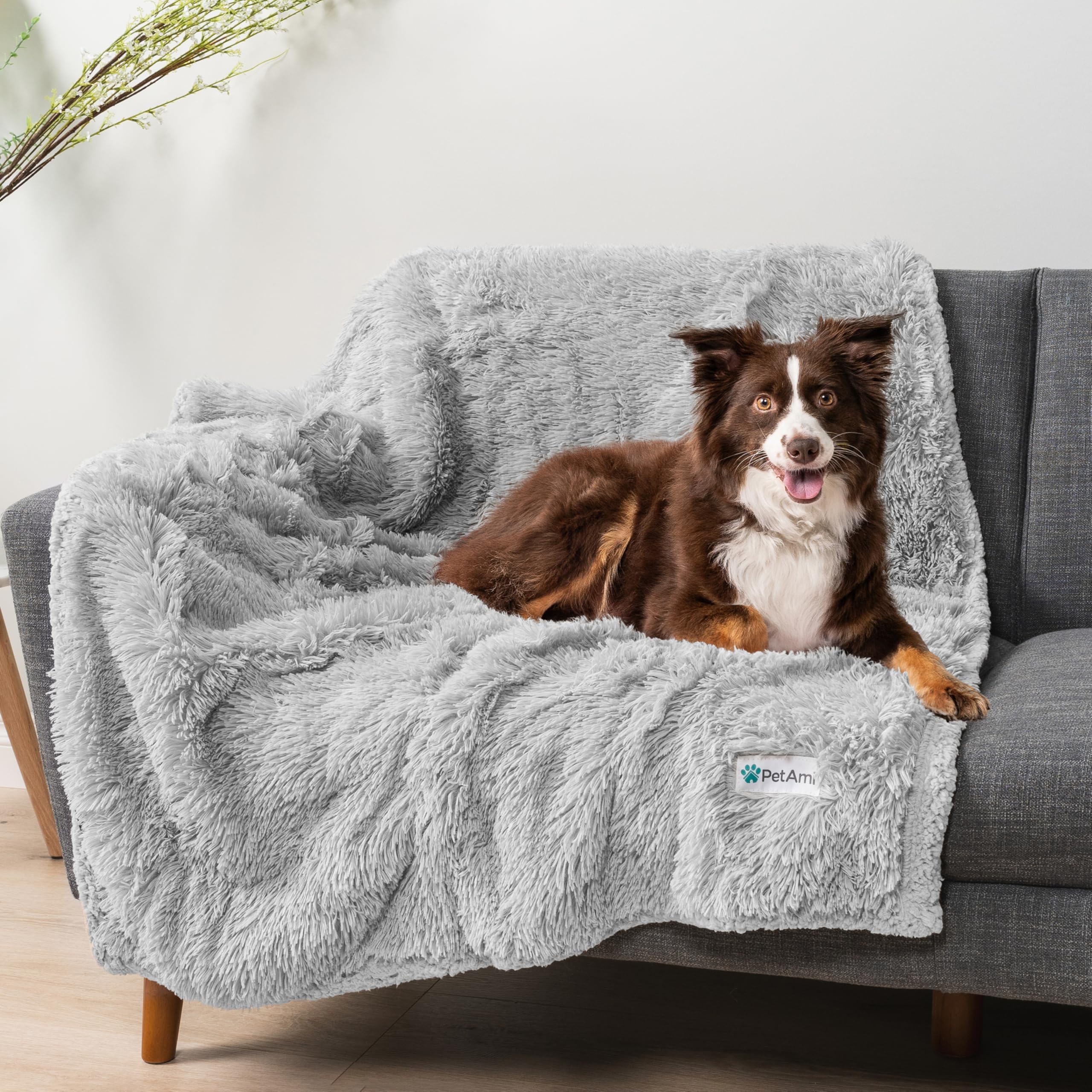 Foto 2 | Manta Impermeable Petami Para Perro Grande, 60 X 80 Cm, Color Gris Claro - Venta Internacional.