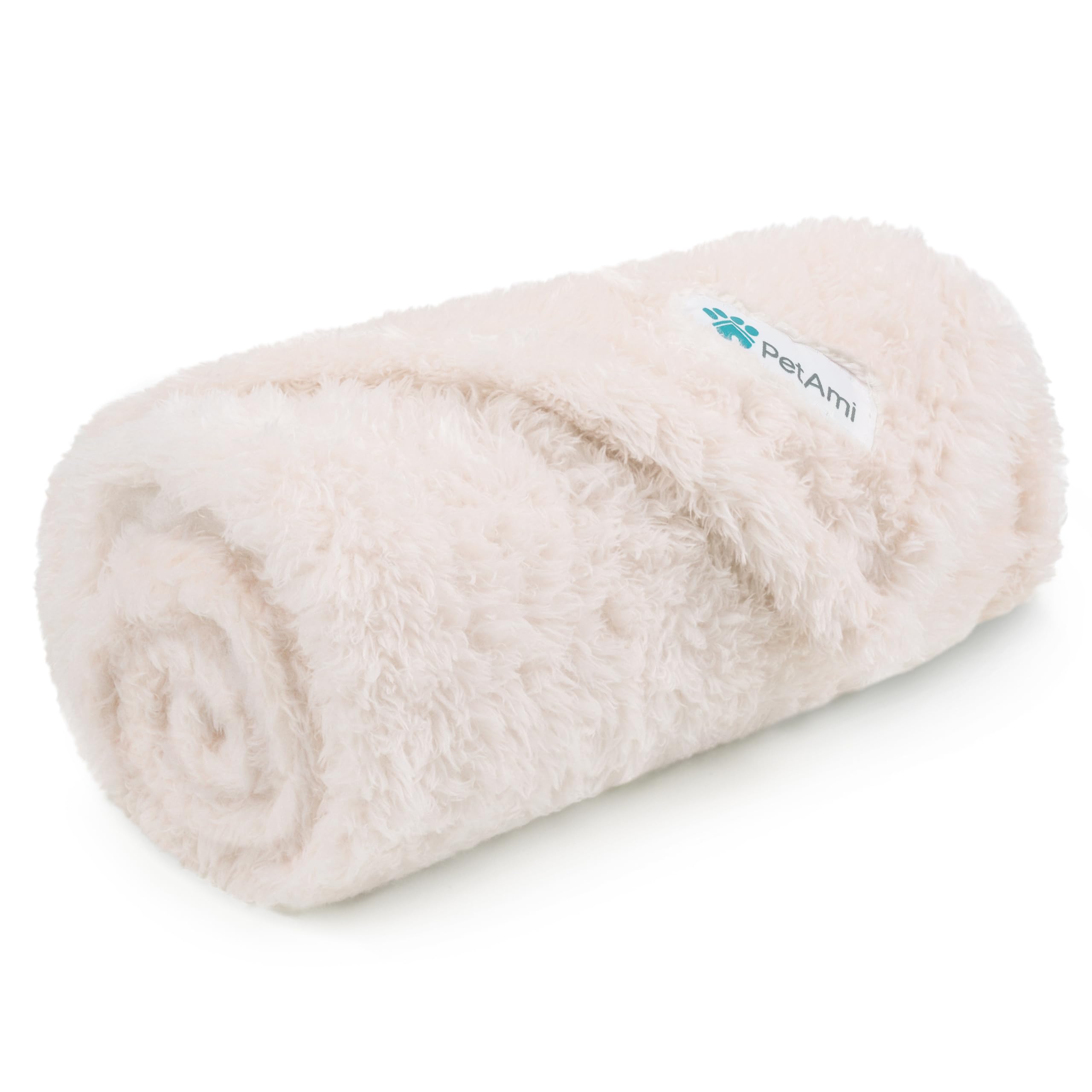 Foto 2 pulgar | Manta Para Perros Petami Fluffy, Suave Forro Polar Sherpa De Color Beige, 24 X 32 Pulgadas - Venta Internacional.