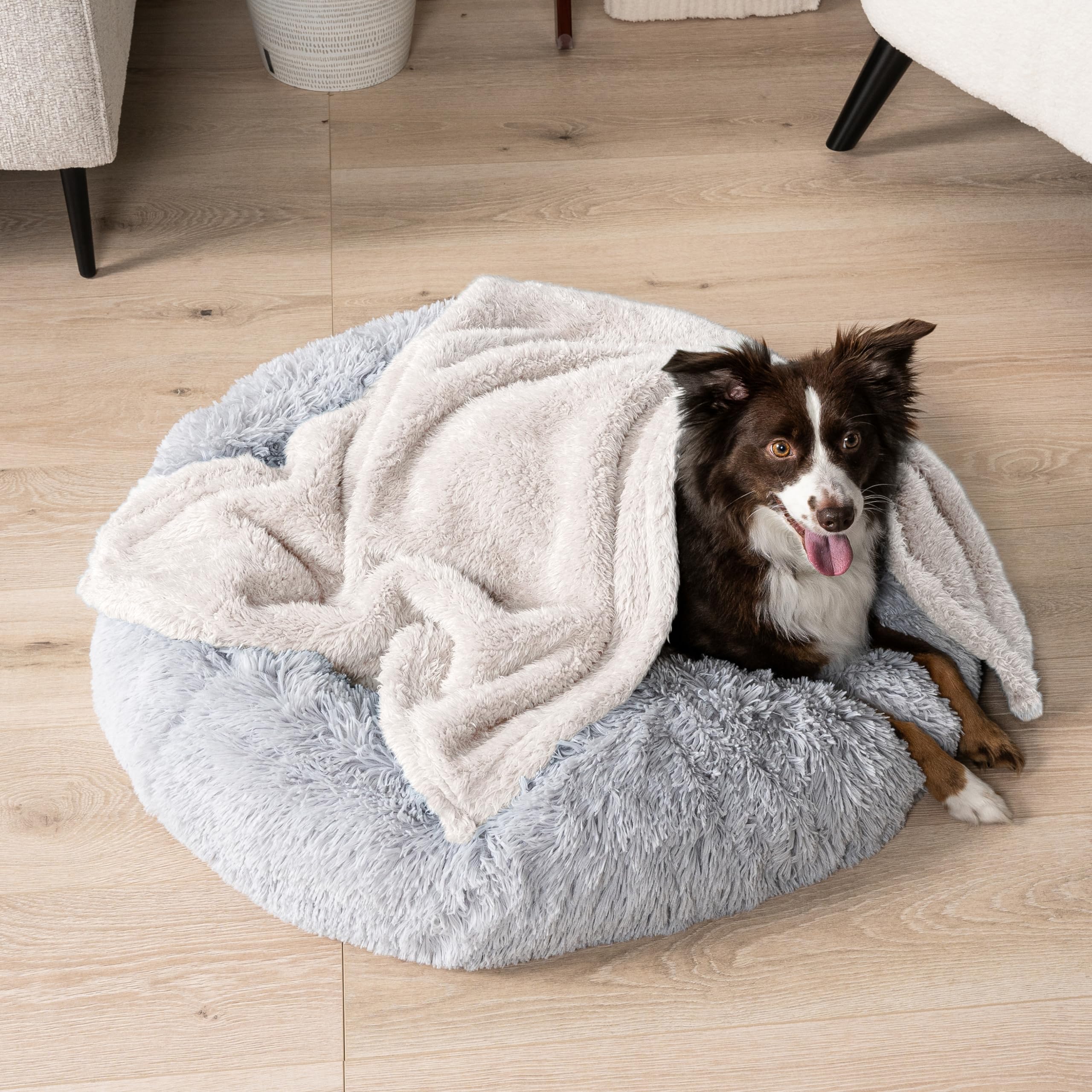 Foto 3 pulgar | Manta Para Perros Petami Fluffy, Suave Forro Polar Sherpa De Color Beige, 24 X 32 Pulgadas - Venta Internacional.