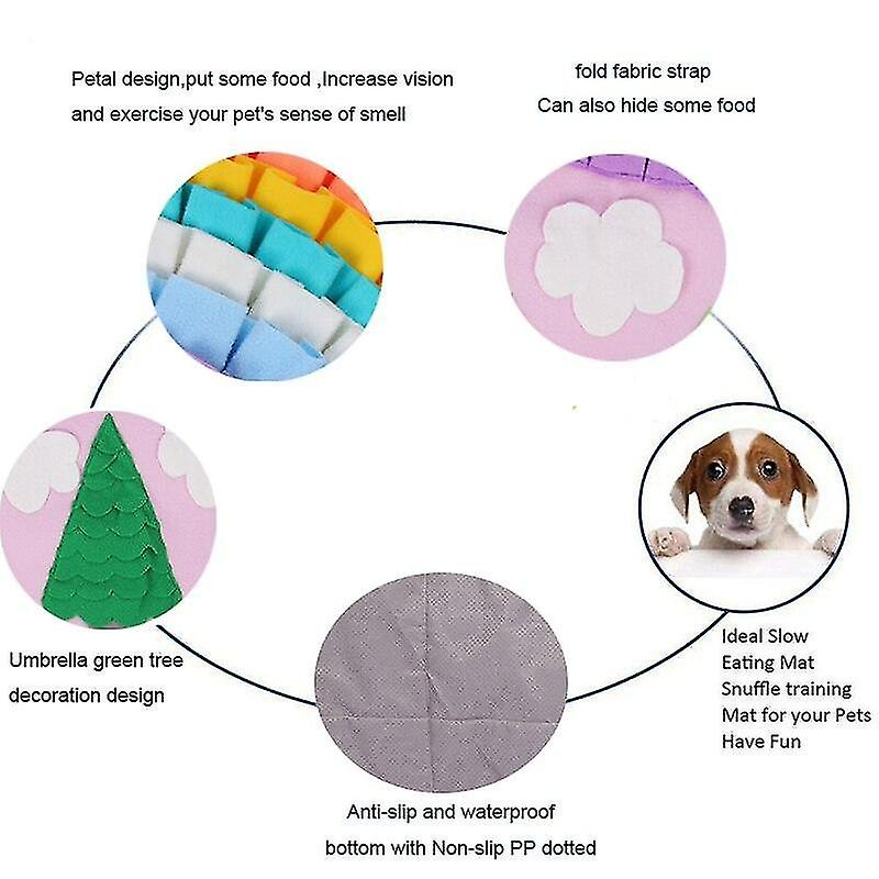 Foto 5 pulgar | Alfombrilla Para Gatos Con Alimentación Lenta Para Perros, 60 X 80 Cm - Venta Internacional.