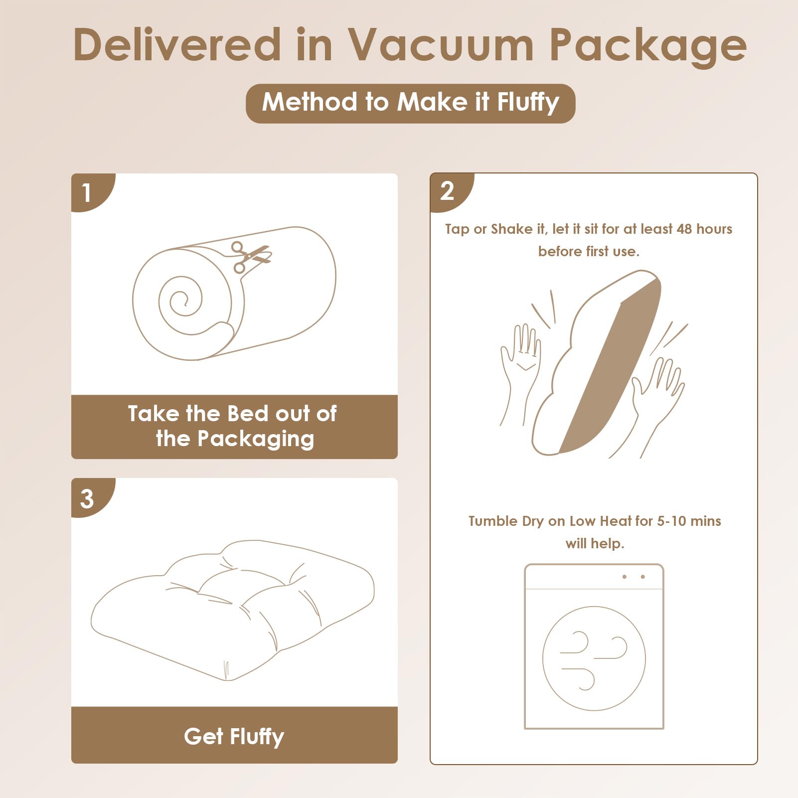 Foto 4 pulgar | Cama Para Perros Eheyciga, Mullida Y Esponjosa, De Piel Sintética Para Perros De Tamaño Mediano - Venta Internacional.