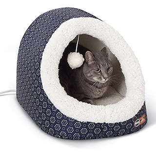 Foto 1 | Cama Para Gatos K&h Pet Products Thermo-pet Cave Heated Navy - Venta Internacional.