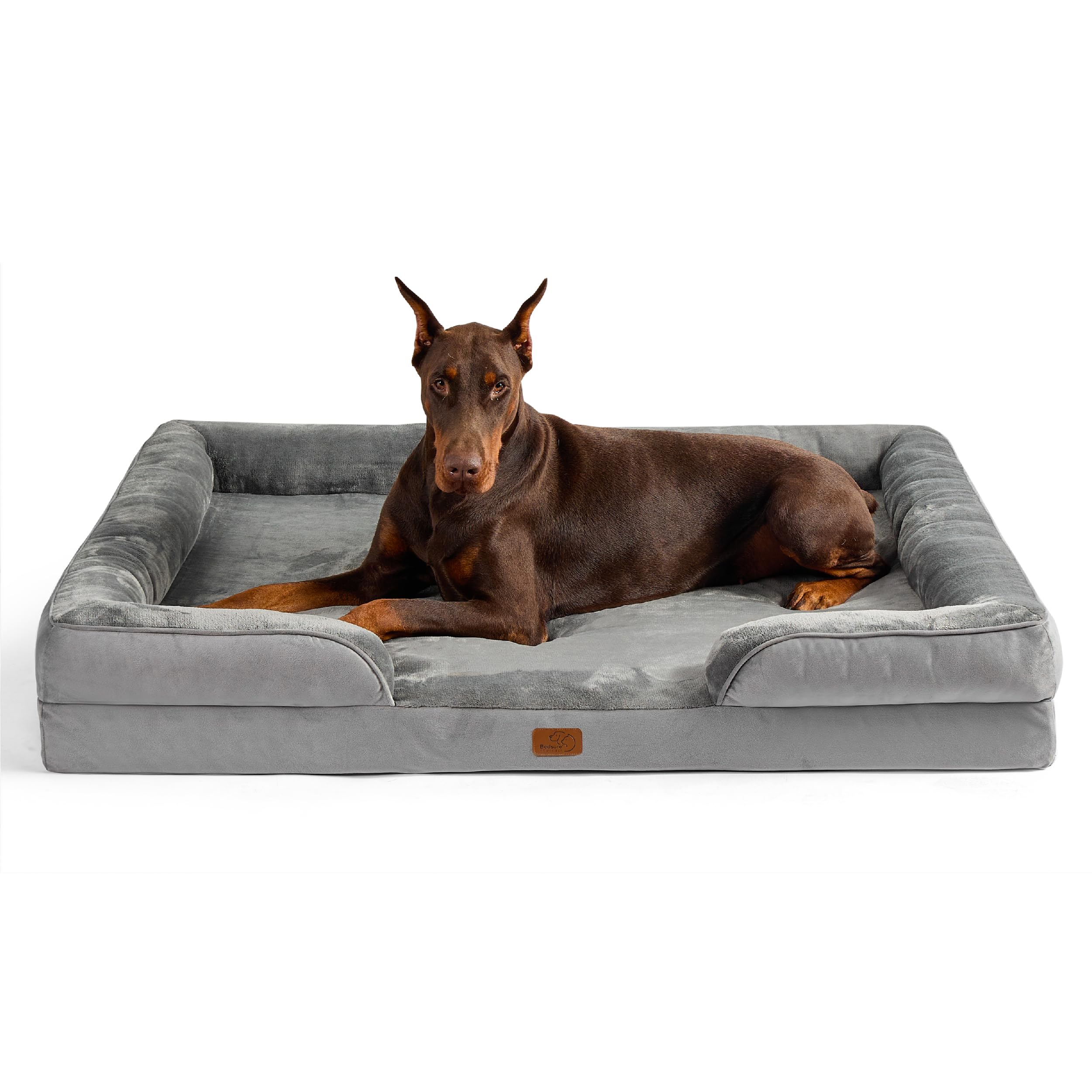 Foto 2 pulgar | Cama Ortopédica Para Perros Gigantes, Tamaño Xxl, Lavable, Para Perros Gigantes, Color Gris - Venta Internacional.