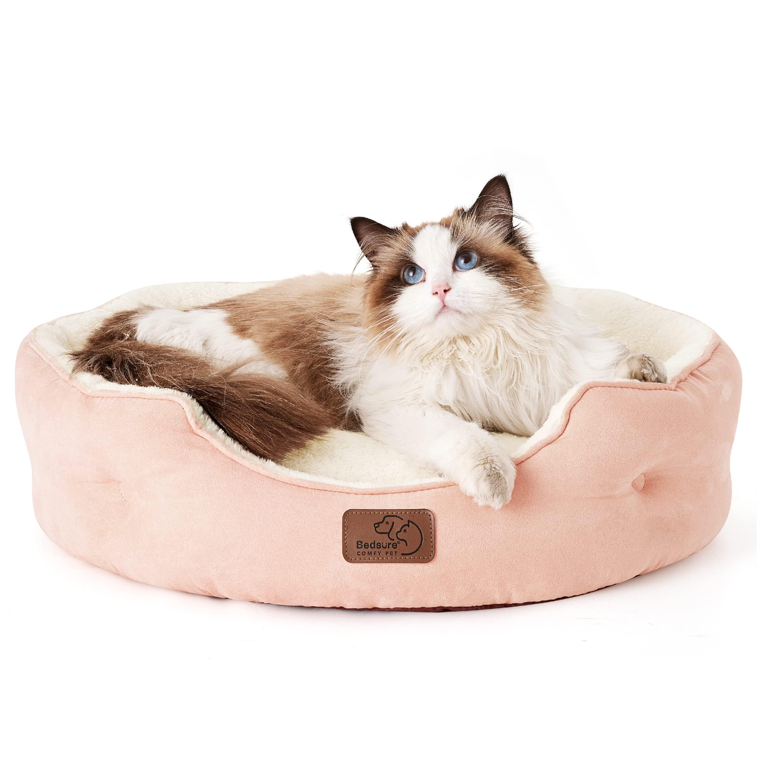 Foto 1 | Cama Para Mascotas Para Perros Y Gatos Pequeños, Lavable, 50 Cm, Rosa - Venta Internacional.