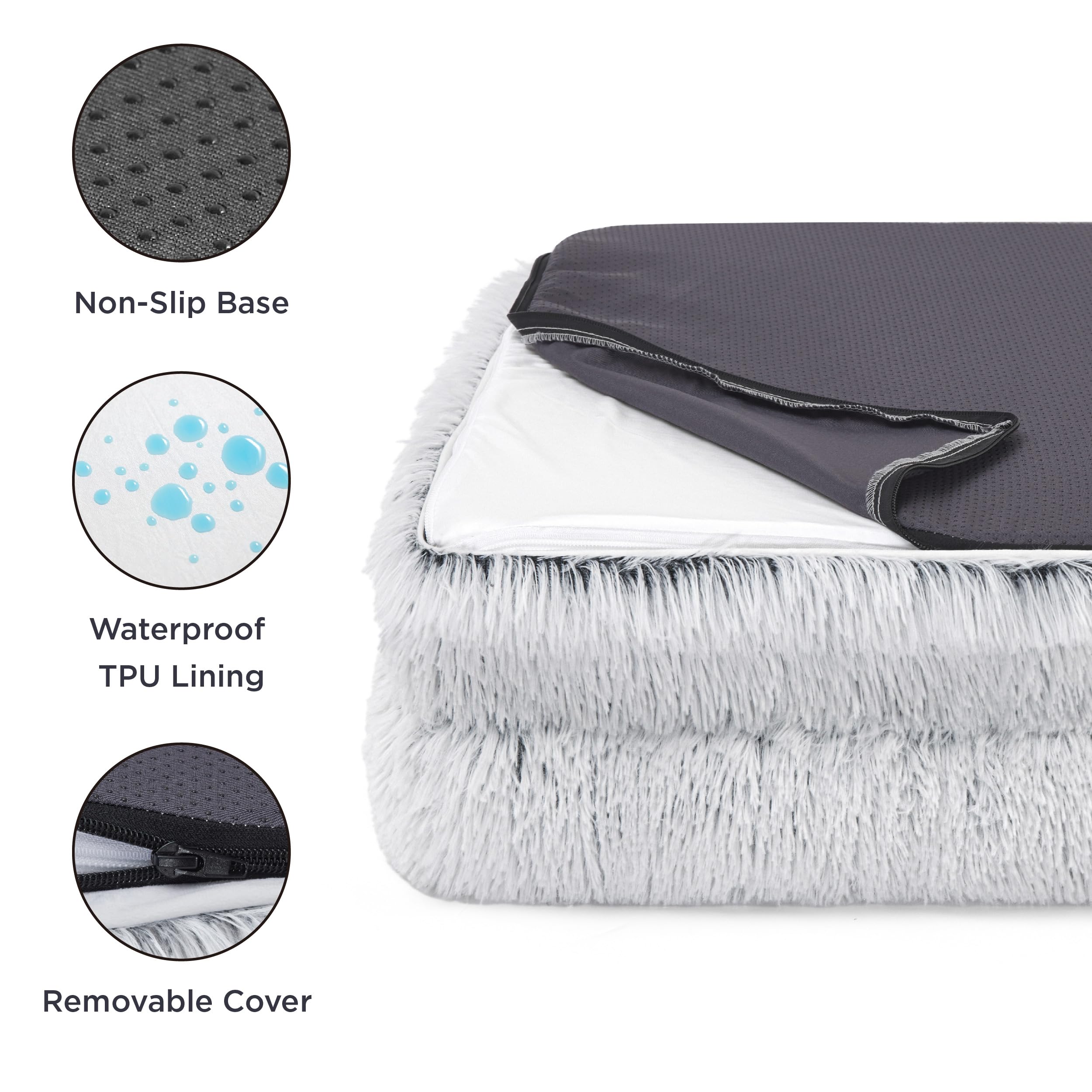 Foto 5 pulgar | Cama Ortopédica Para Perros Grandes Con Funda Lavable - Venta Internacional.