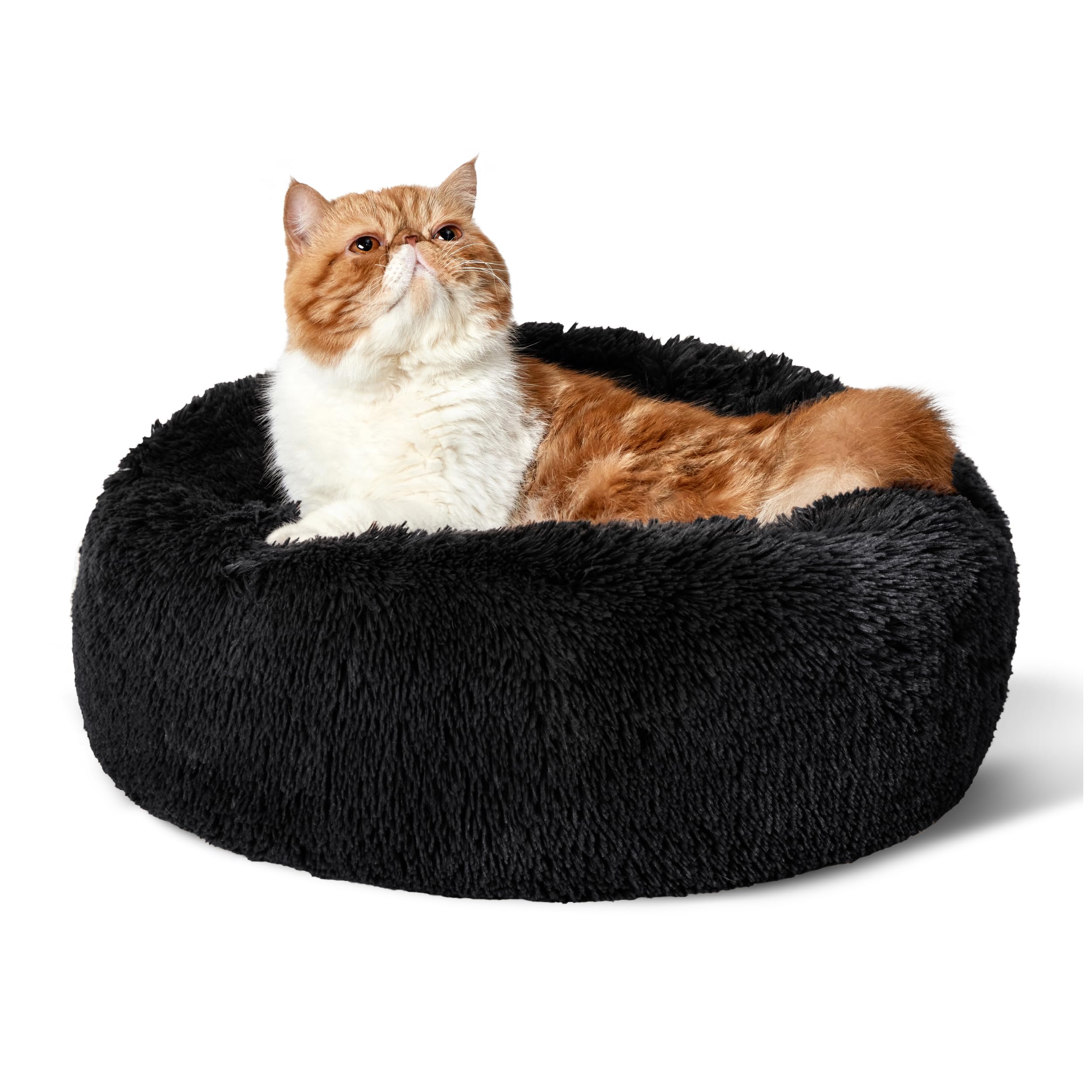 Foto 1 | Cama Calmante Para Mascotas Para Gatos De Interior, Pequeña, Negra, 15 Libras - Venta Internacional.