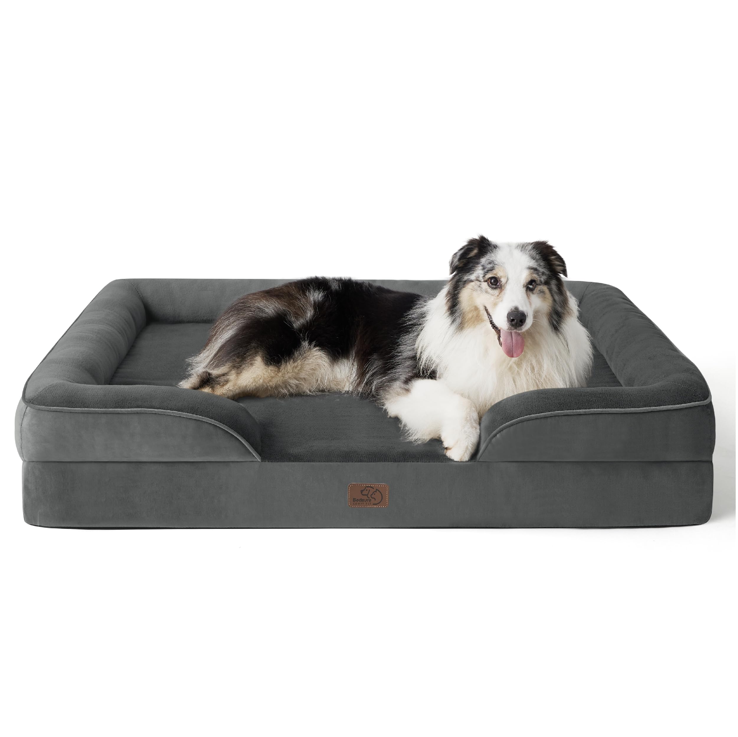 Foto 2 pulgar | Cama Para Perros Bedsure Orthopedic Xl Para Perros Extragrandes, Color Gris Oscuro - Venta Internacional.
