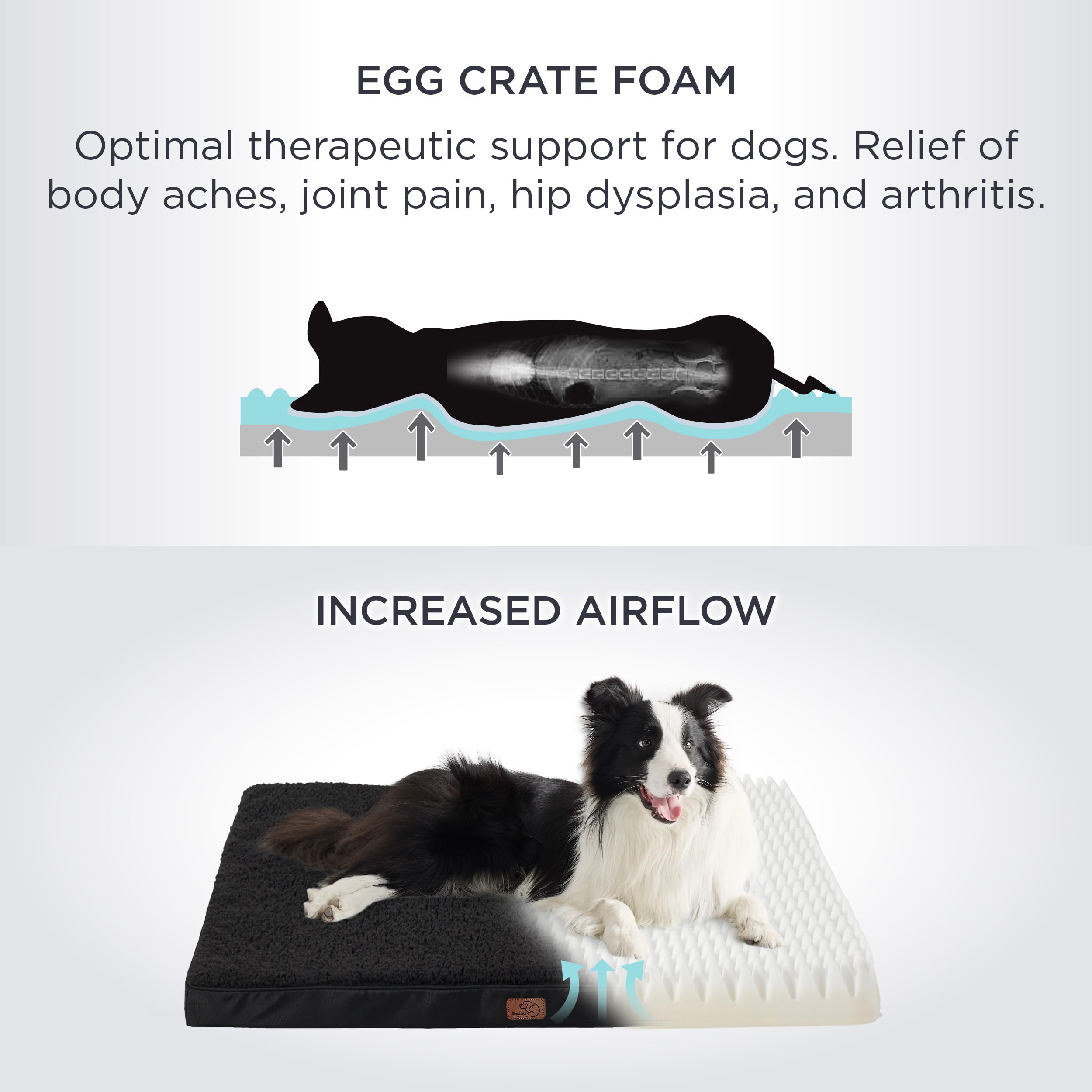 Foto 4 pulgar | Cama Ortopédica Para Perros, Impermeable, Para Jaulas Grandes - Venta Internacional.