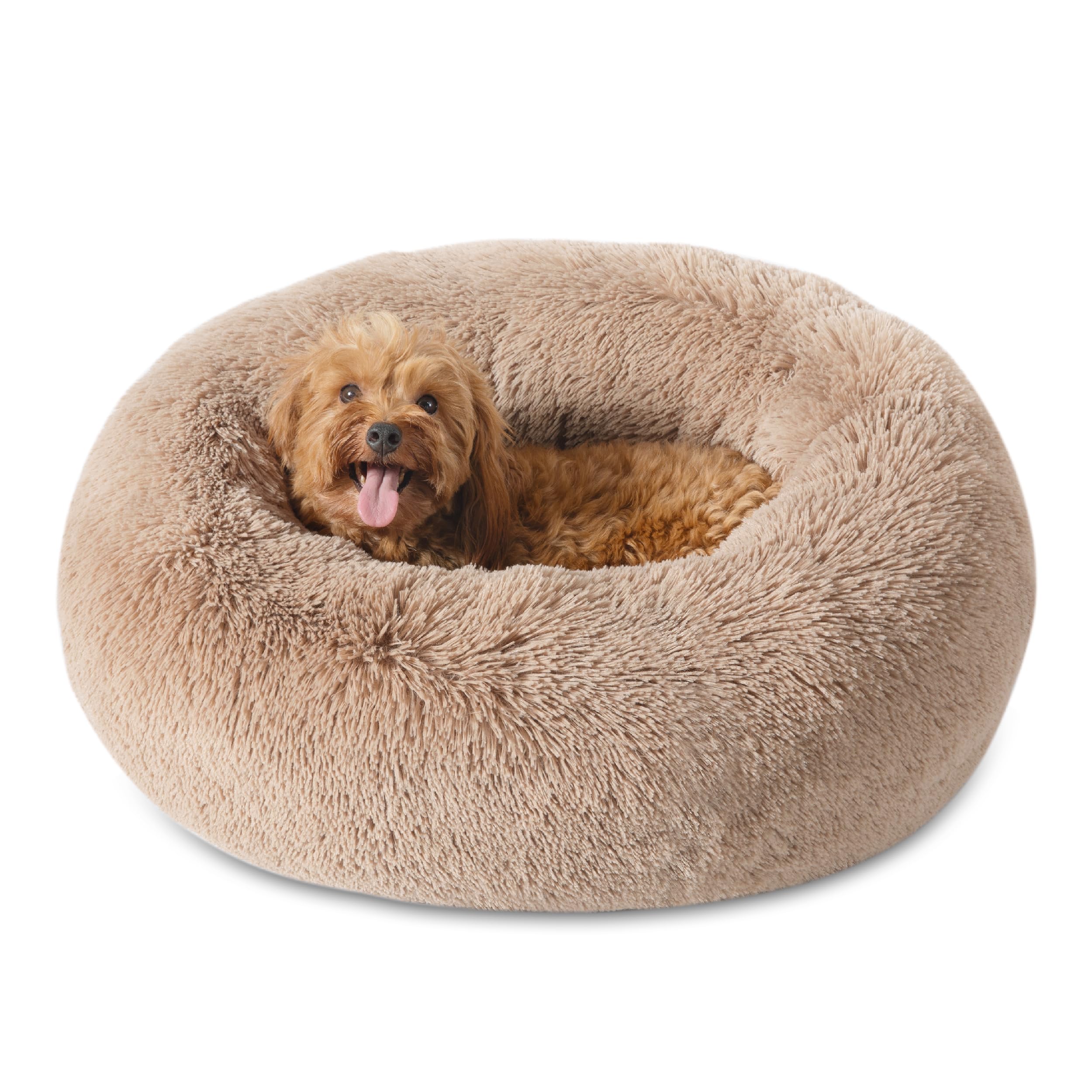 Foto 2 pulgar | Cama Para Perros Bedsure Calming Donut, Lavable Para Perros Pequeños Y Medianos - Venta Internacional.