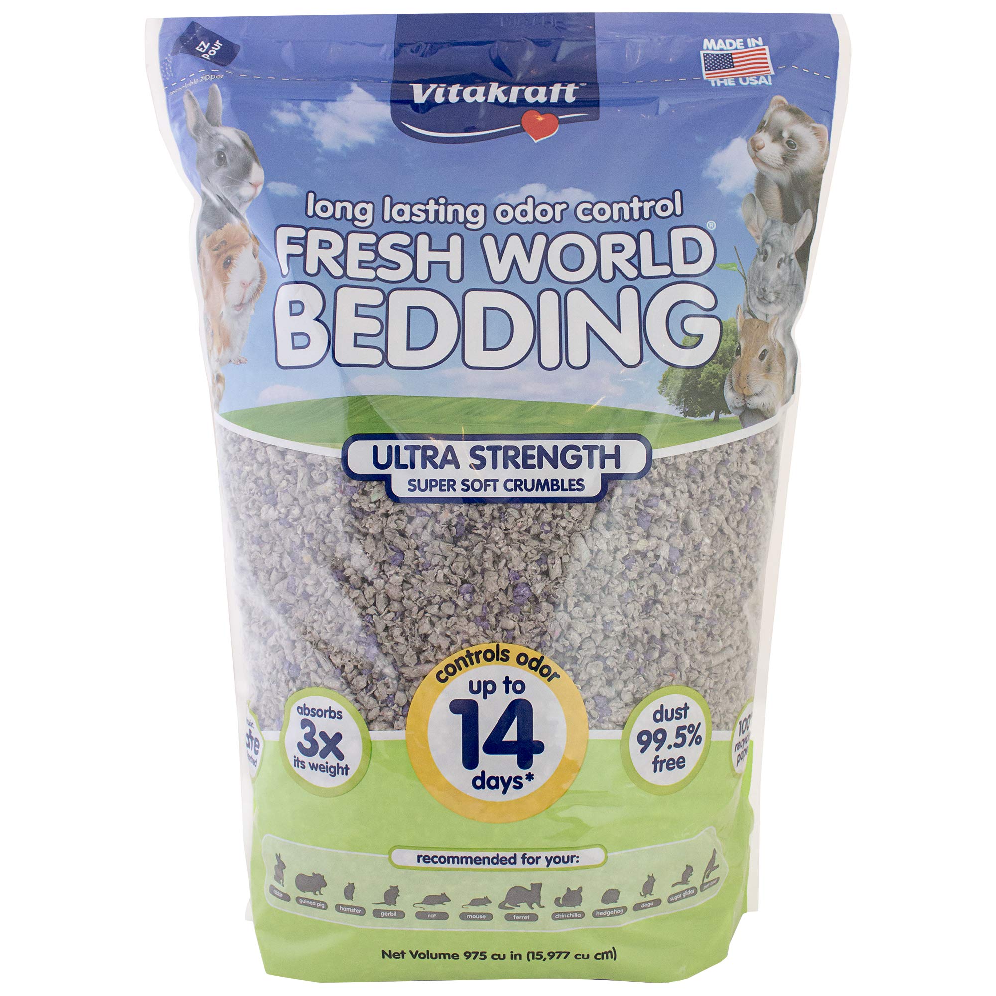 Foto 2 pulgar | Ropa De Cama Para Mascotas Vitakraft Fresh World Ultra Strength 16l Gris - Venta Internacional.