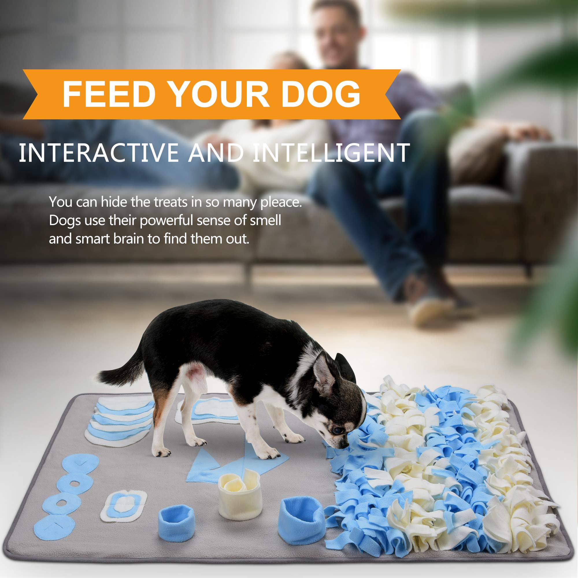 Foto 6 pulgar | Snuffle Mat Fida Dog Para Razas Pequeñas, Medianas Y Grandes, 24 X 40 Cm - Venta Internacional.