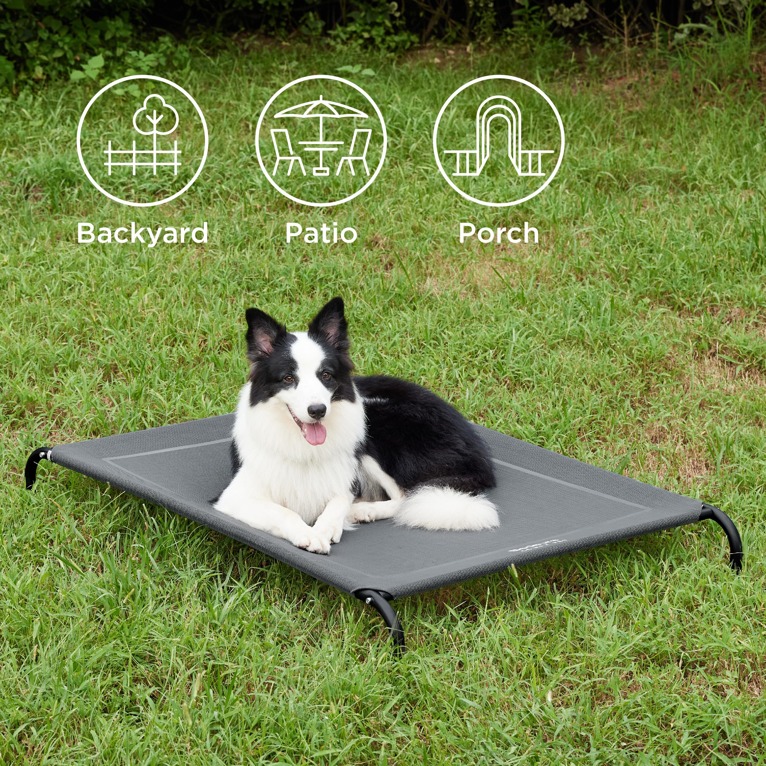 Foto 4 pulgar | Cunas De Refrigeración Elevadas Para Perros Grandes, Bedsure, Para Perros Grandes - Venta Internacional.
