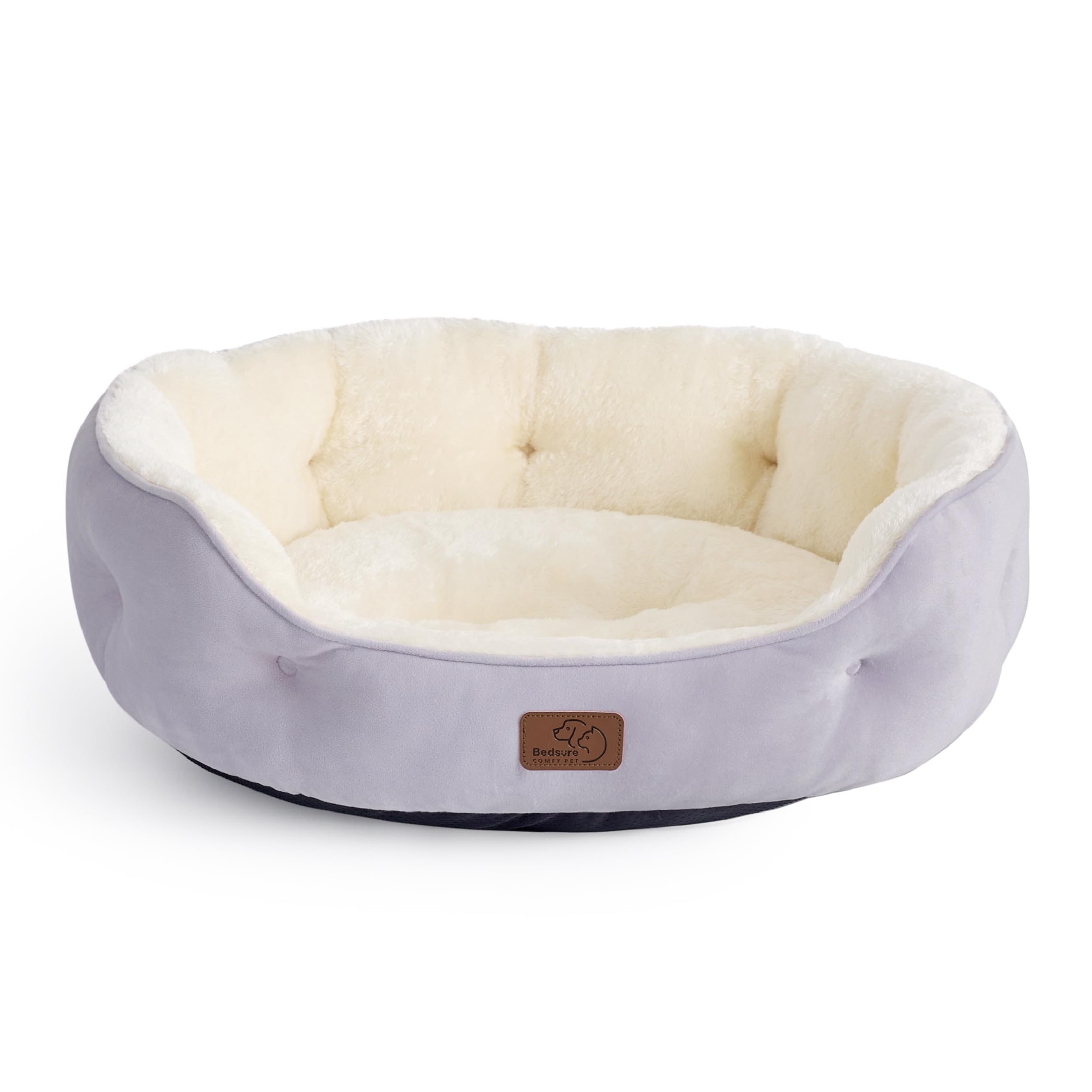 Cama Redonda Para Mascotas Para Perros Y Gatos Pequeños, Lavable - Venta Internacional.