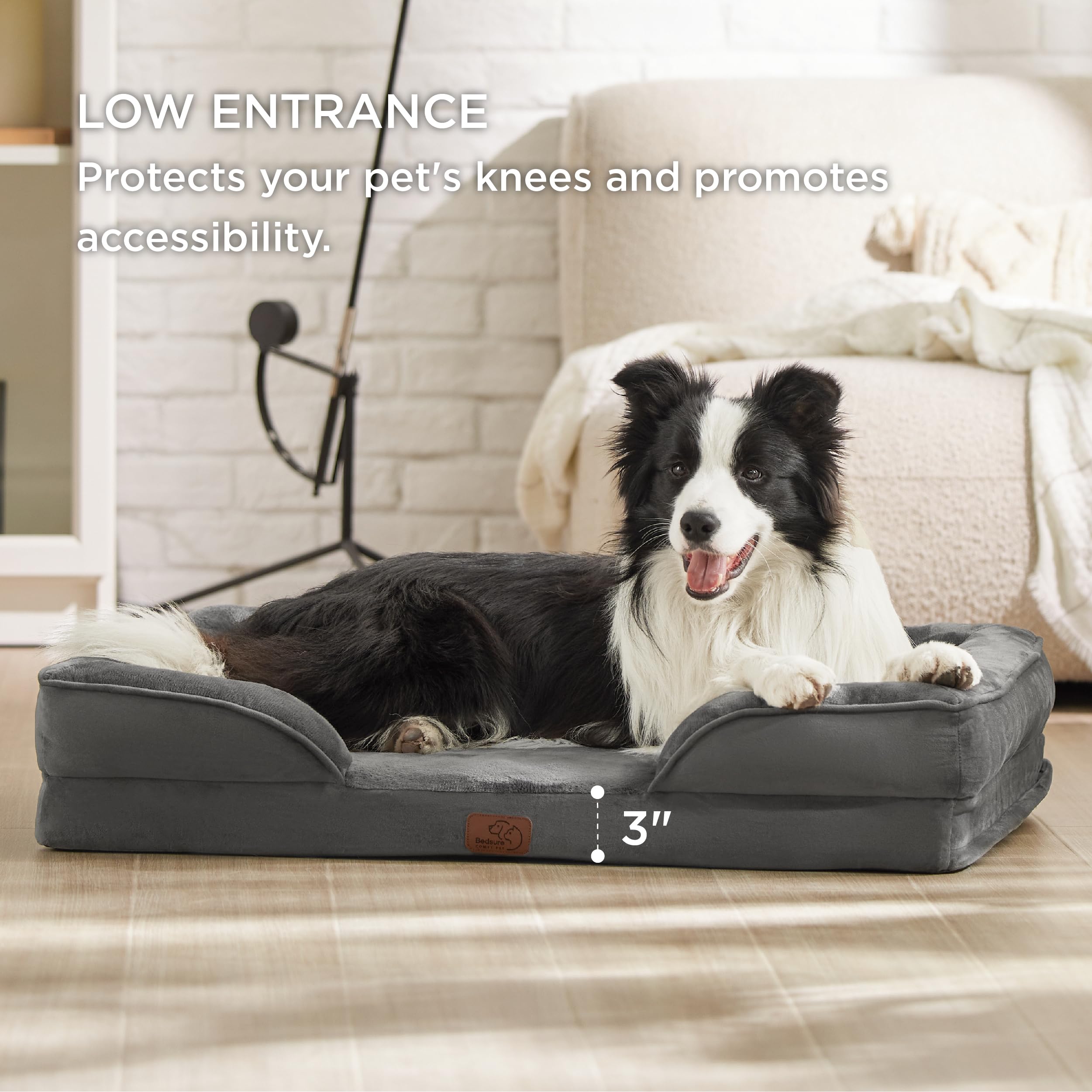 Foto 6 pulgar | Cama Ortopédica Para Perros Grandes Con Funda Lavable - Venta Internacional.