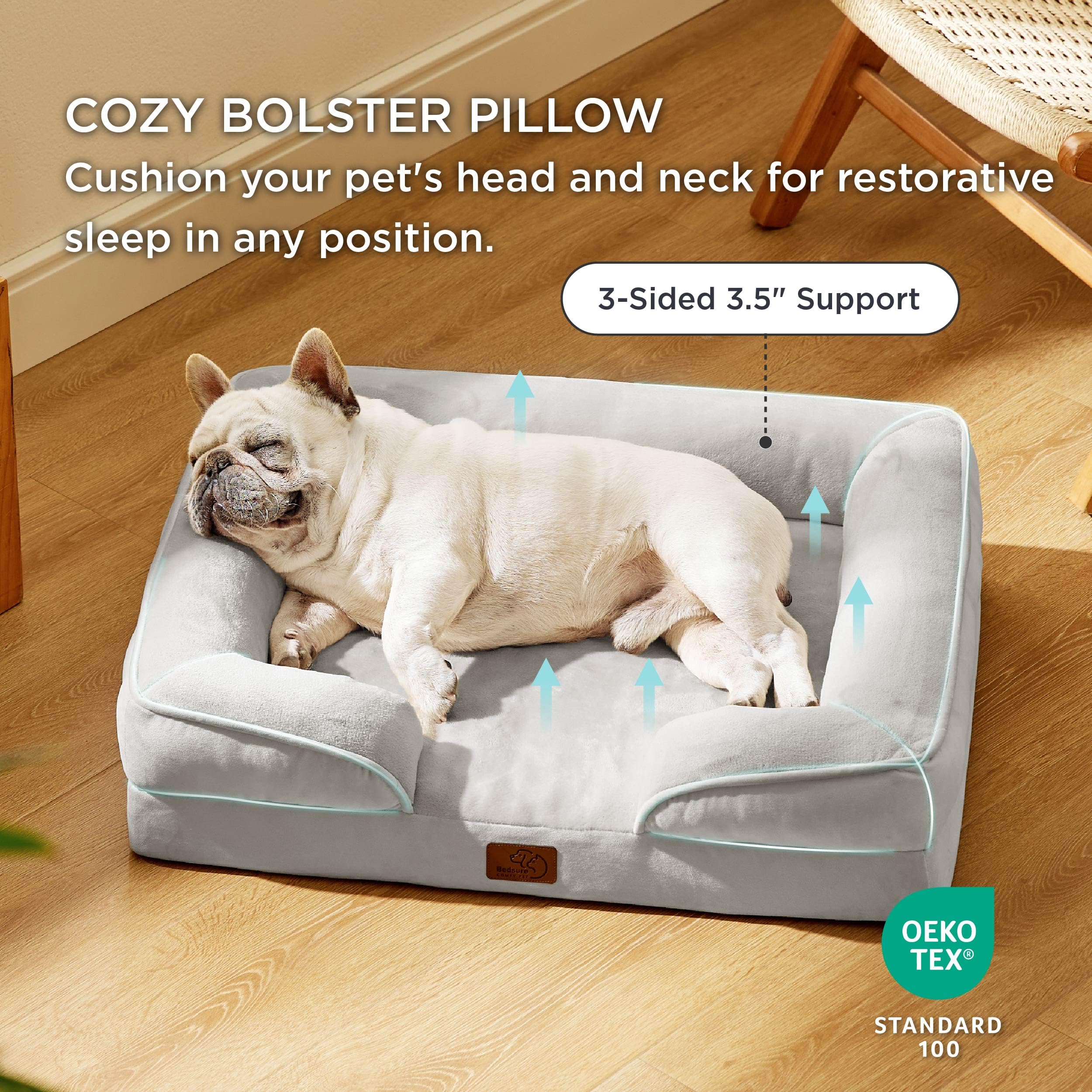Foto 5 pulgar | Cama Ortopédica Para Perros, Impermeable, Para Perros Medianos - Venta Internacional.