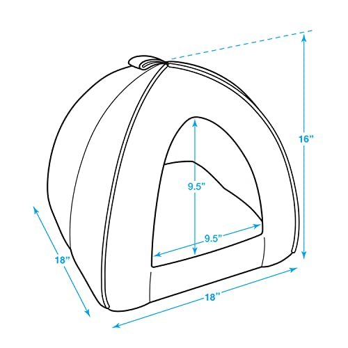 Foto 7 pulgar | Cama Blanda Para Perros Y Gatos Para Mascotas Best Pet Supplies, Color Canela - Venta Internacional.