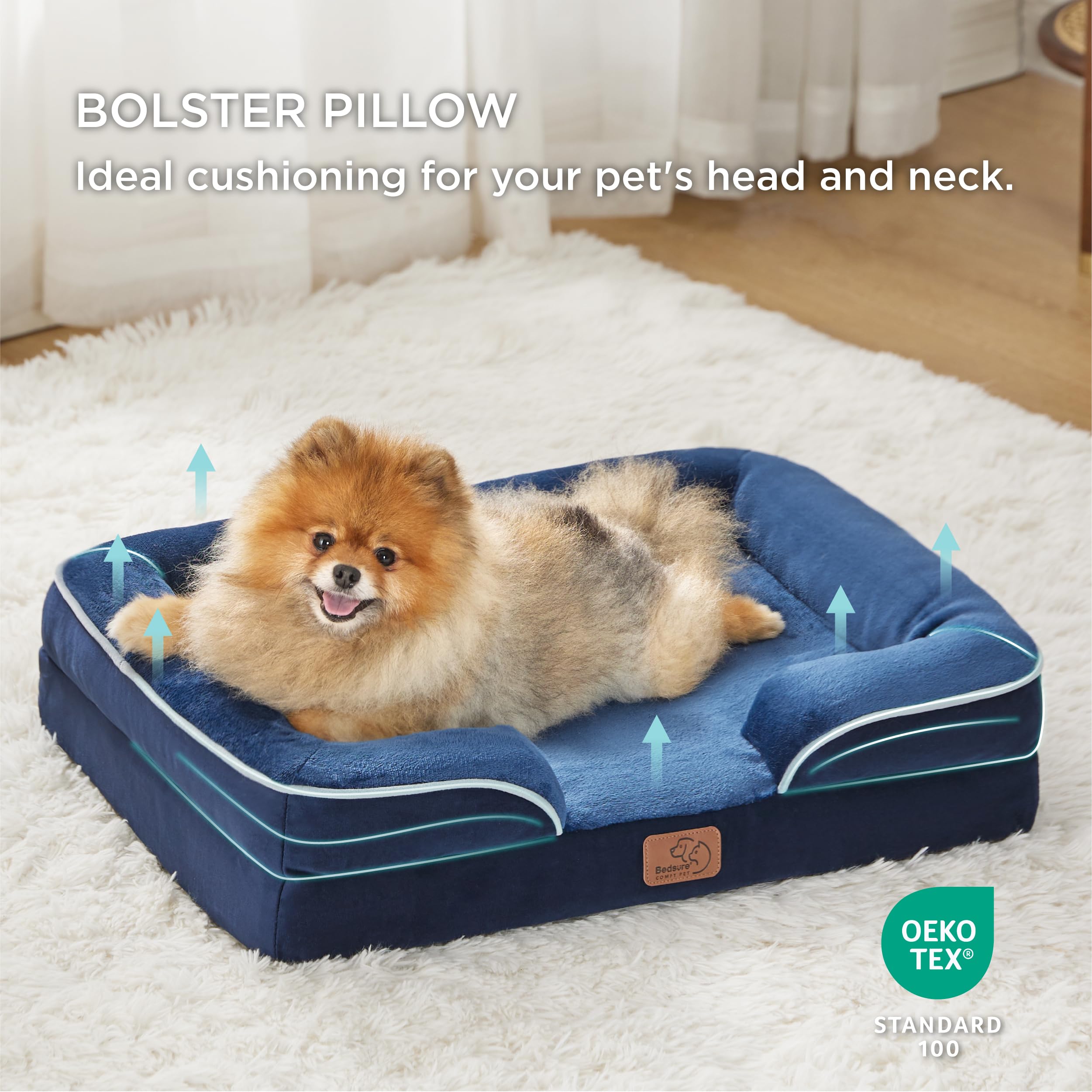 Foto 5 pulgar | Cama Ortopédica Para Perros, Pequeña, Lavable Con Forro Impermeable - Venta Internacional.