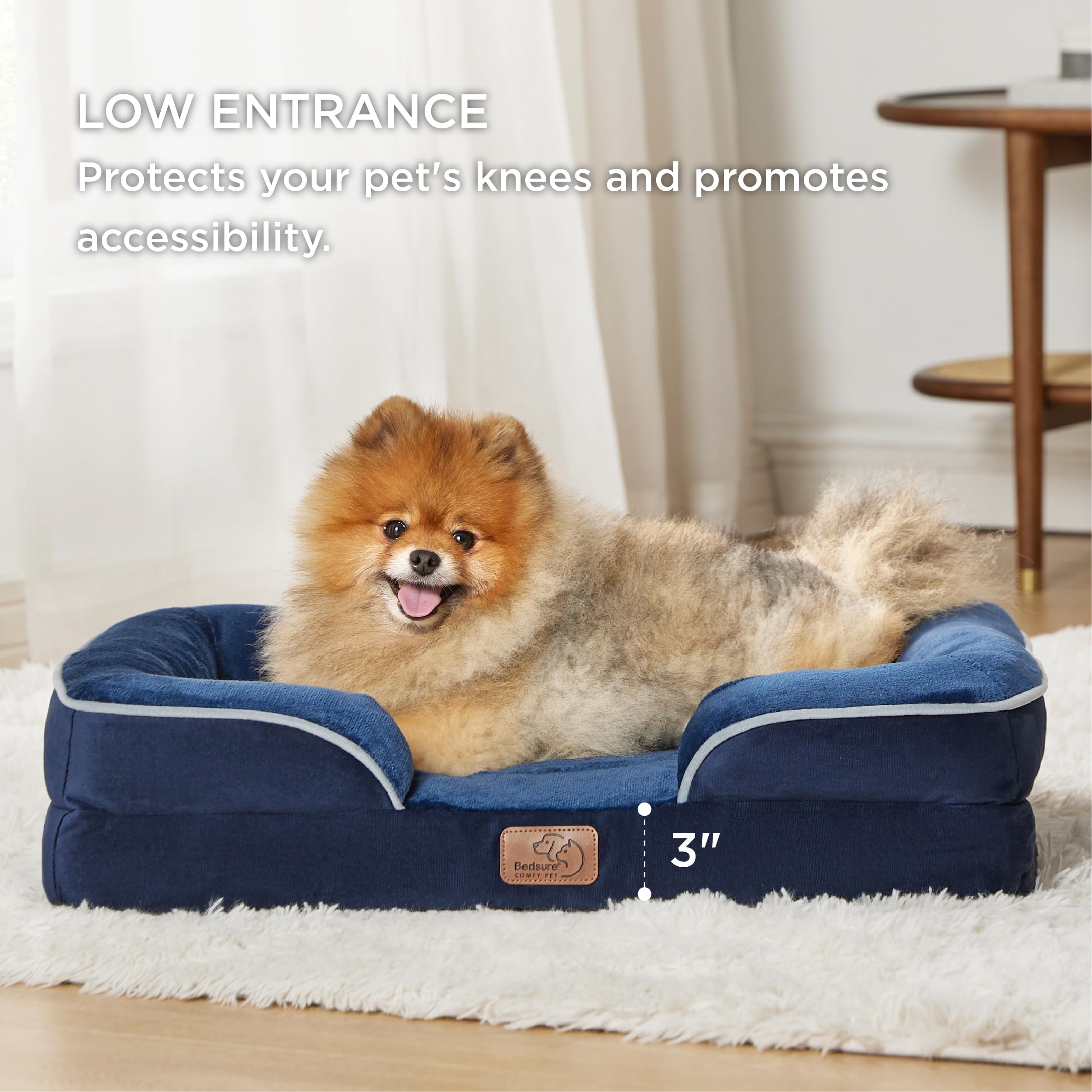 Foto 6 pulgar | Cama Ortopédica Para Perros, Pequeña, Lavable Con Forro Impermeable - Venta Internacional.