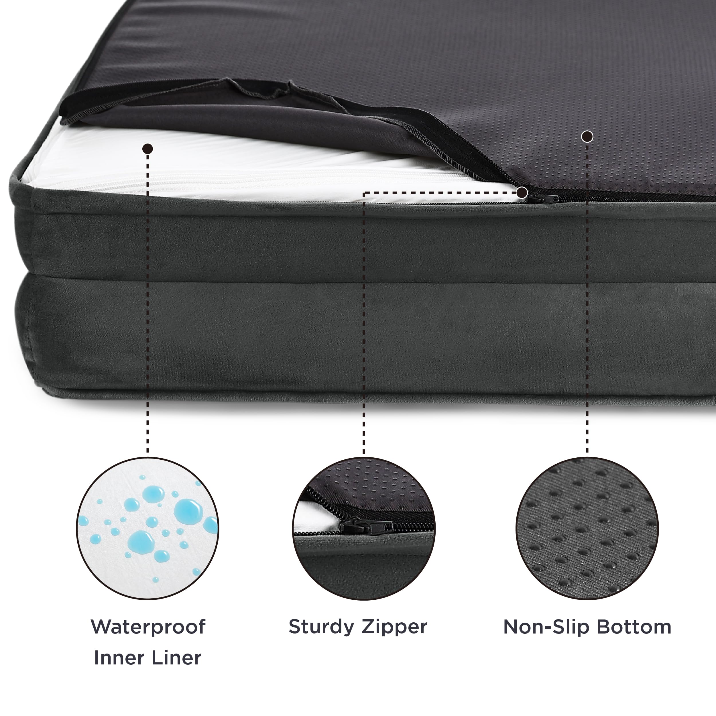 Foto 4 pulgar | Cama Para Perros, Tamaño Xxl, Ortopédica, Lavable, Para Perros Gigantes - Venta Internacional.