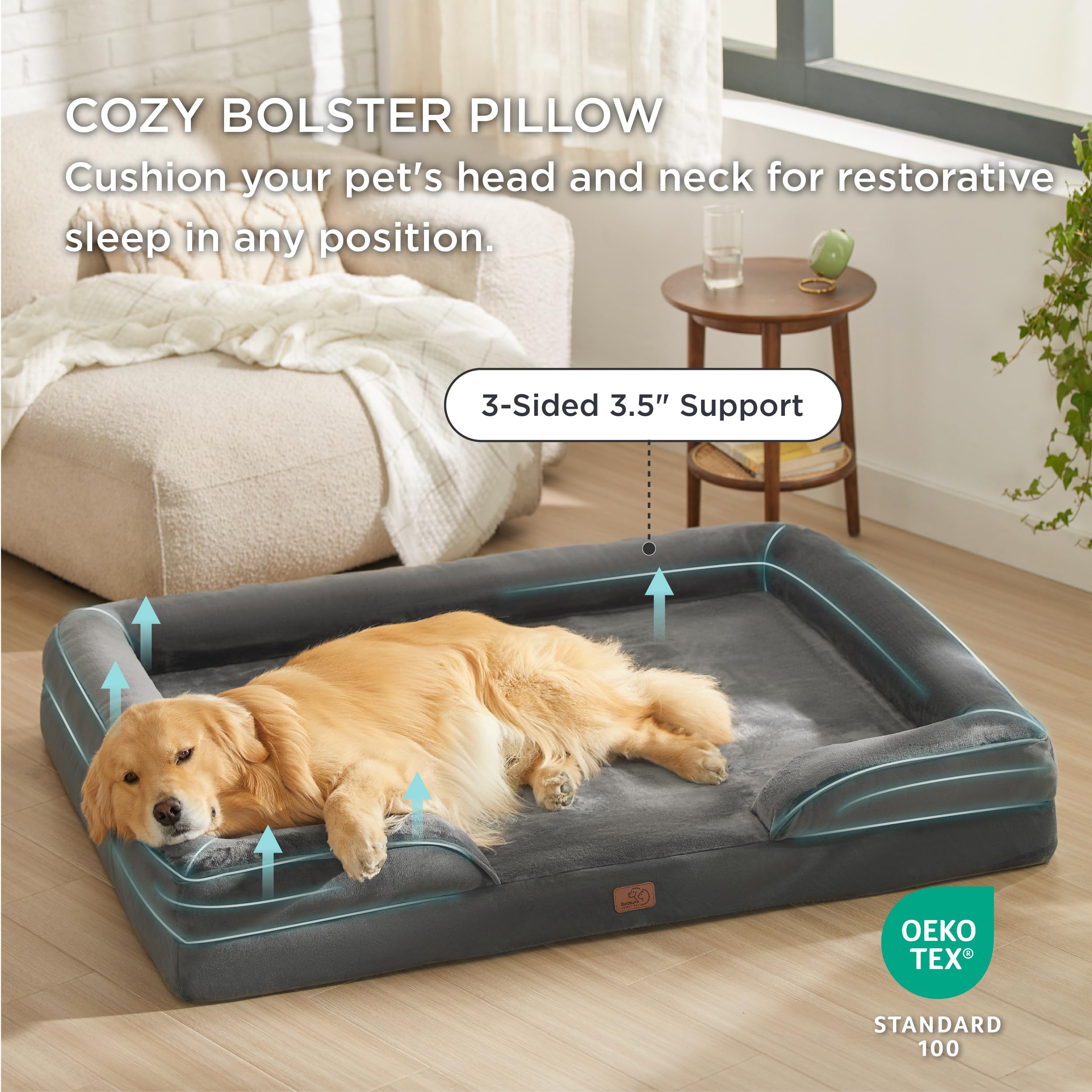 Foto 5 pulgar | Cama Para Perros, Tamaño Xxl, Ortopédica, Lavable, Para Perros Gigantes - Venta Internacional.