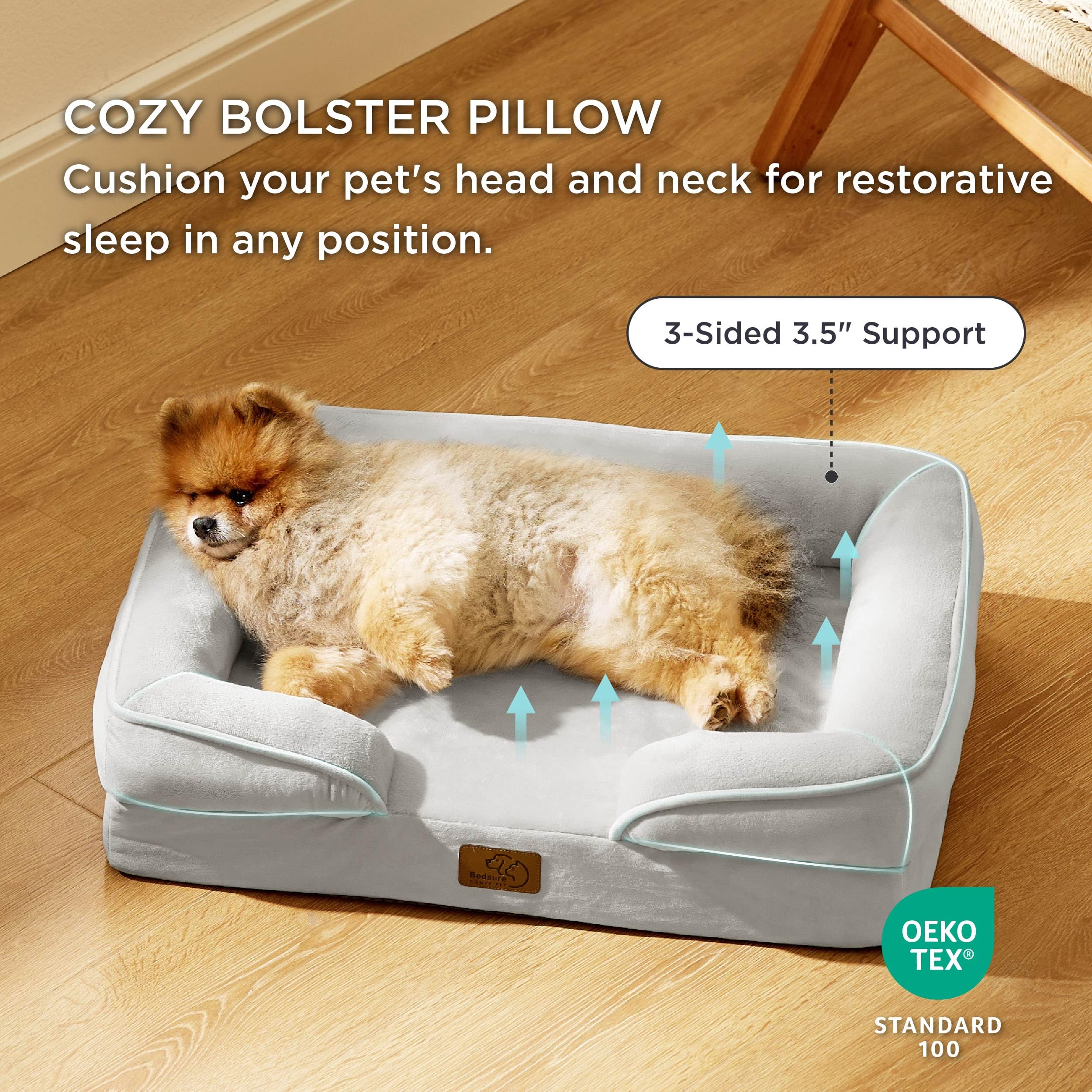 Foto 5 pulgar | Cama Ortopédica Para Perros, Pequeña, Lavable Con Forro Impermeable - Venta Internacional.
