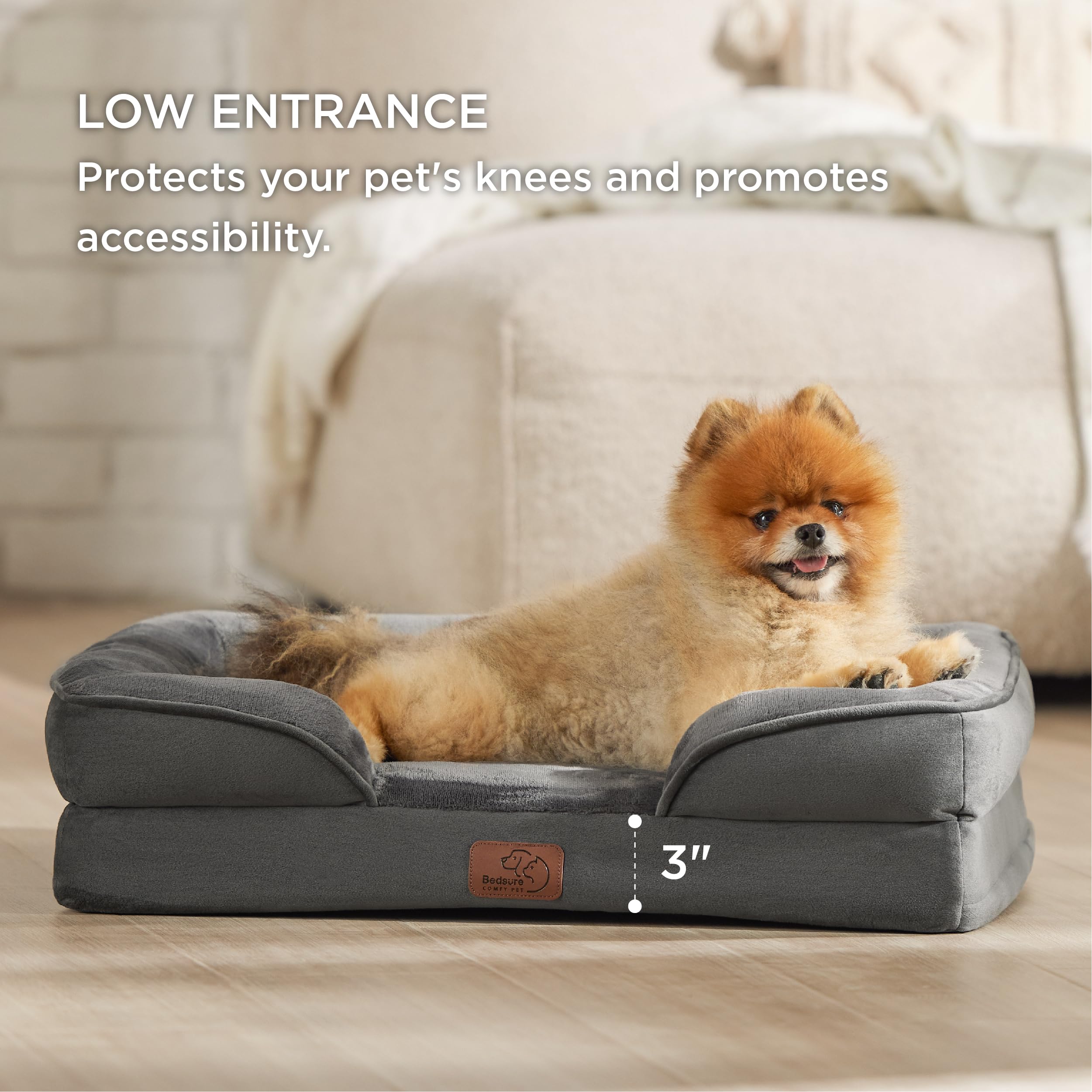 Foto 6 pulgar | Cama Ortopédica Para Perros, Pequeña, Lavable Con Forro Impermeable - Venta Internacional.