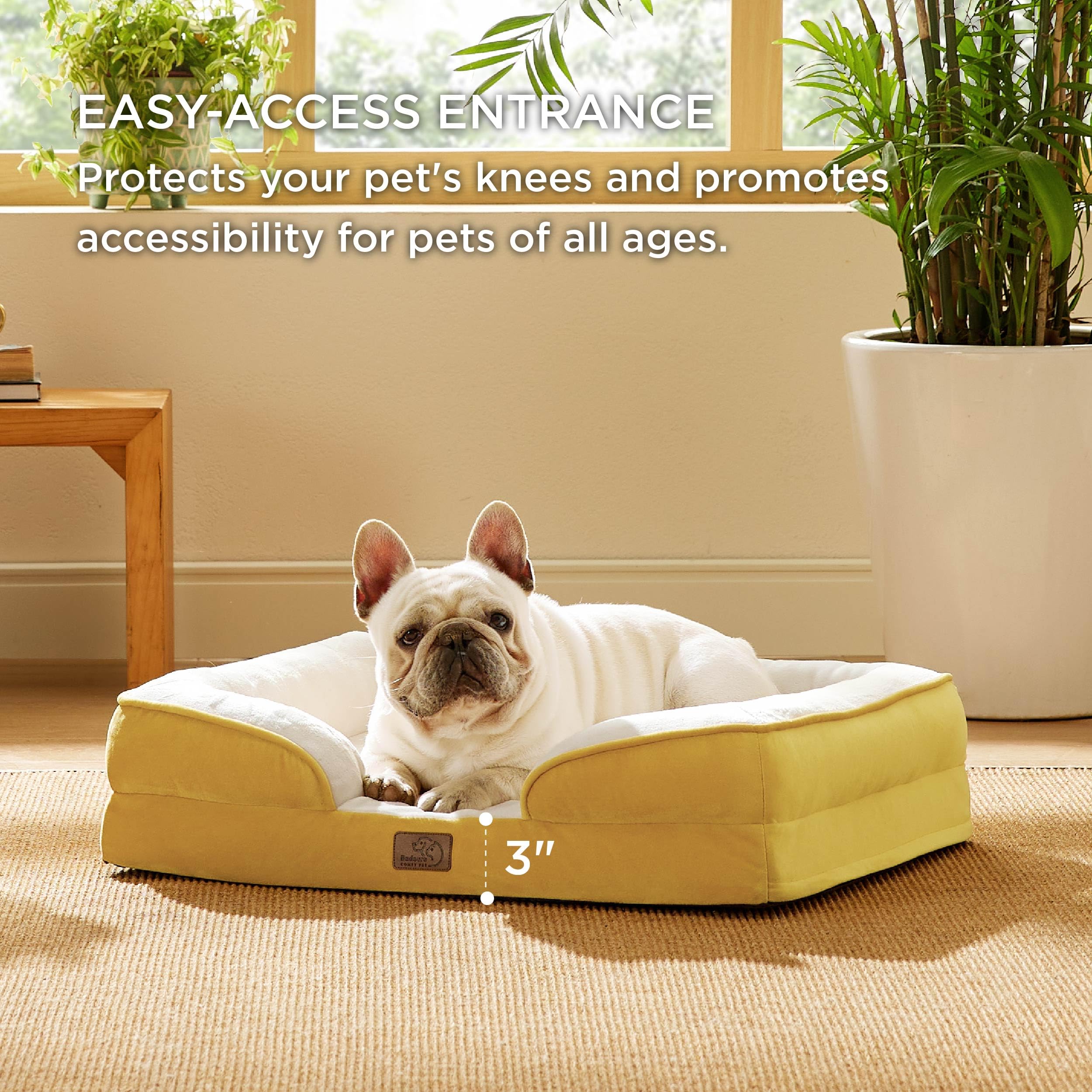 Foto 5 | Cama Ortopédica Para Perros, Impermeable, Para Perros Medianos - Venta Internacional.
