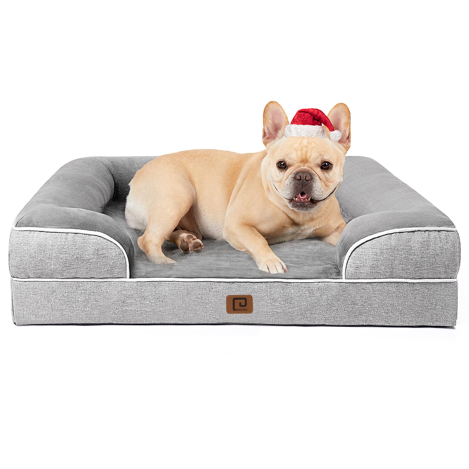 Cama Ortopédica Para Perros Eheyciga, Espuma Viscoelástica, Impermeable, Para Tamaño Mediano - Venta Internacional.