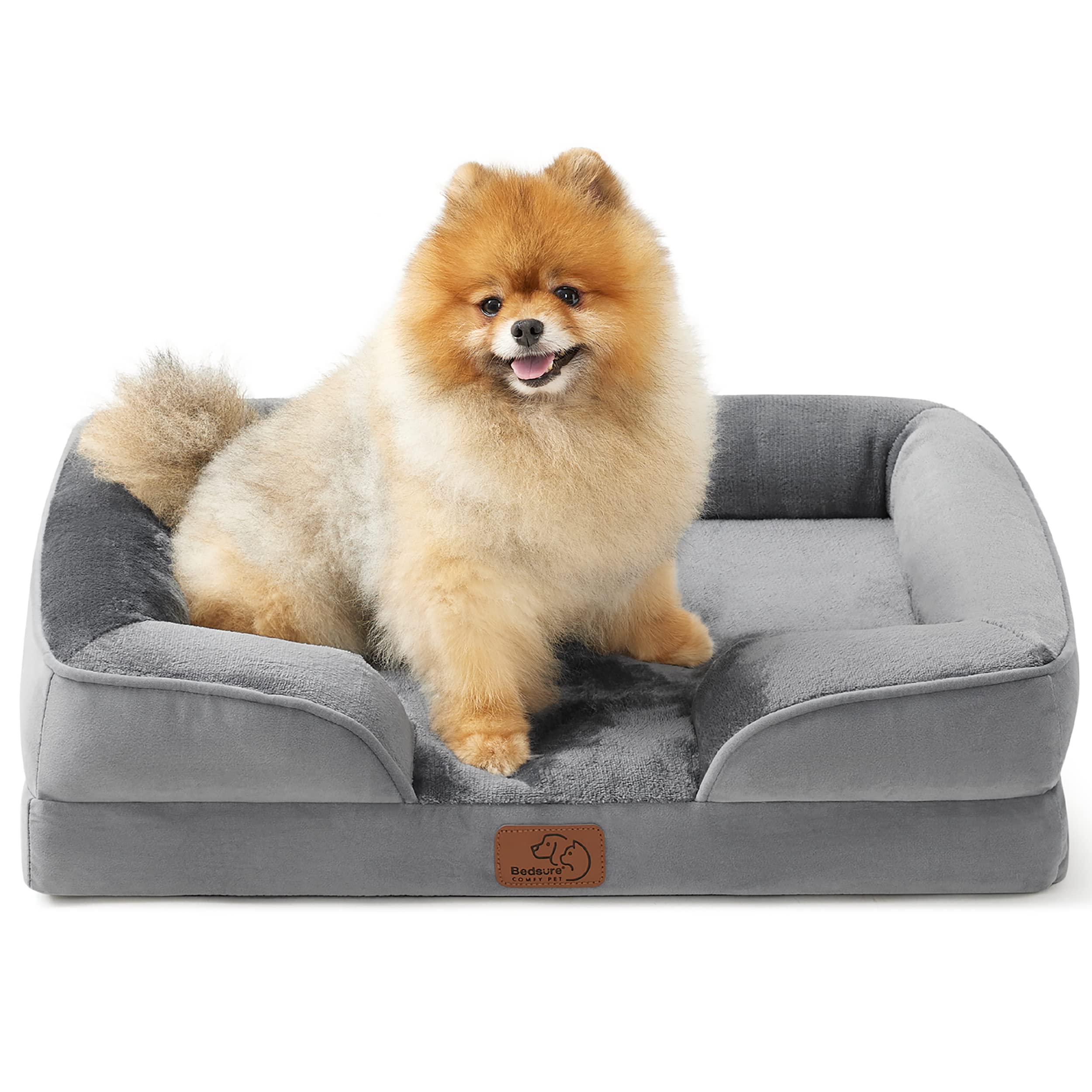 Foto 2 pulgar | Sofá Ortopédico Bedsure Para Perros Pequeños, Color Gris - Venta Internacional.