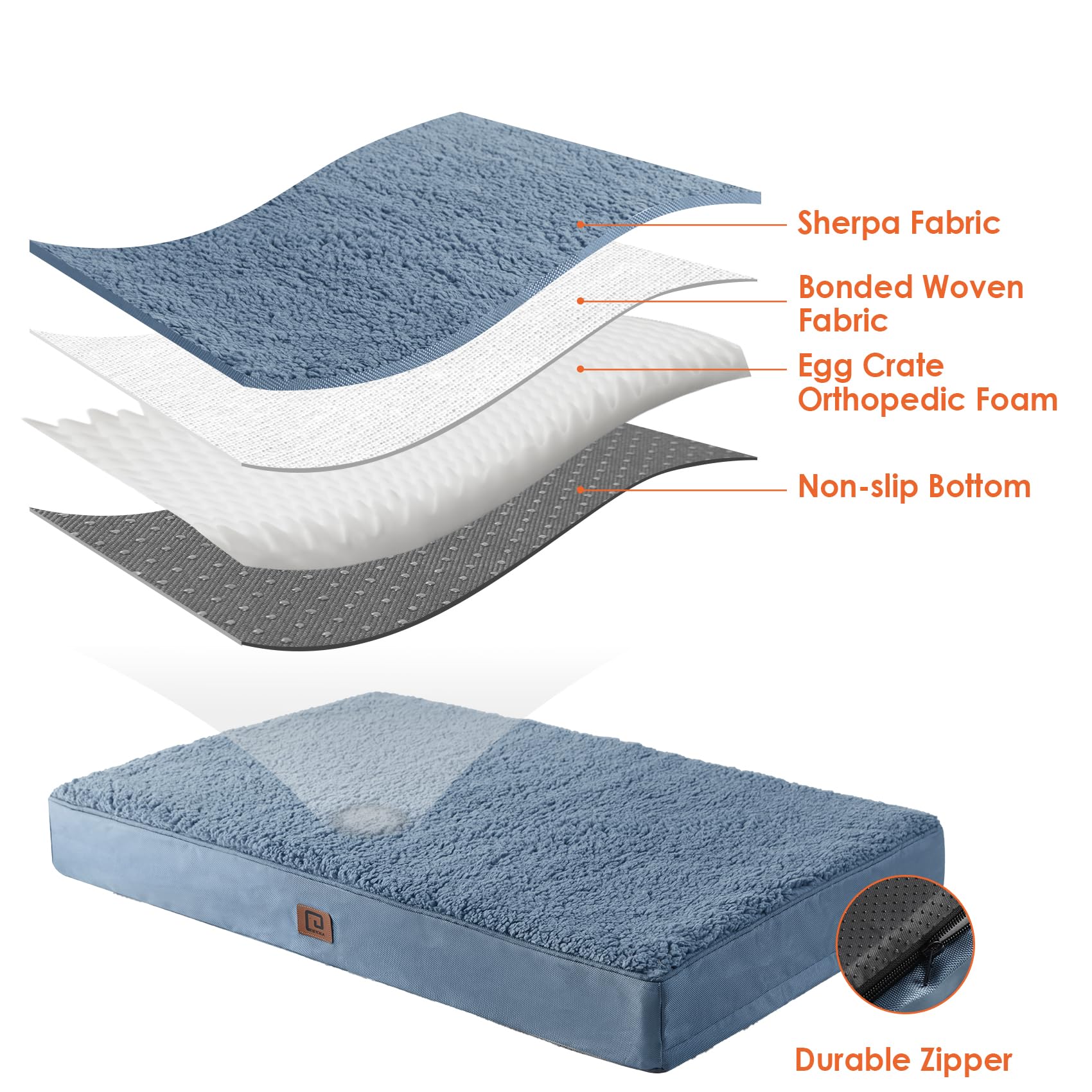 Foto 4 pulgar | Cama Ortopédica Para Perros Eheyciga Xxl Para Perros Gigantes, Lavable - Venta Internacional.