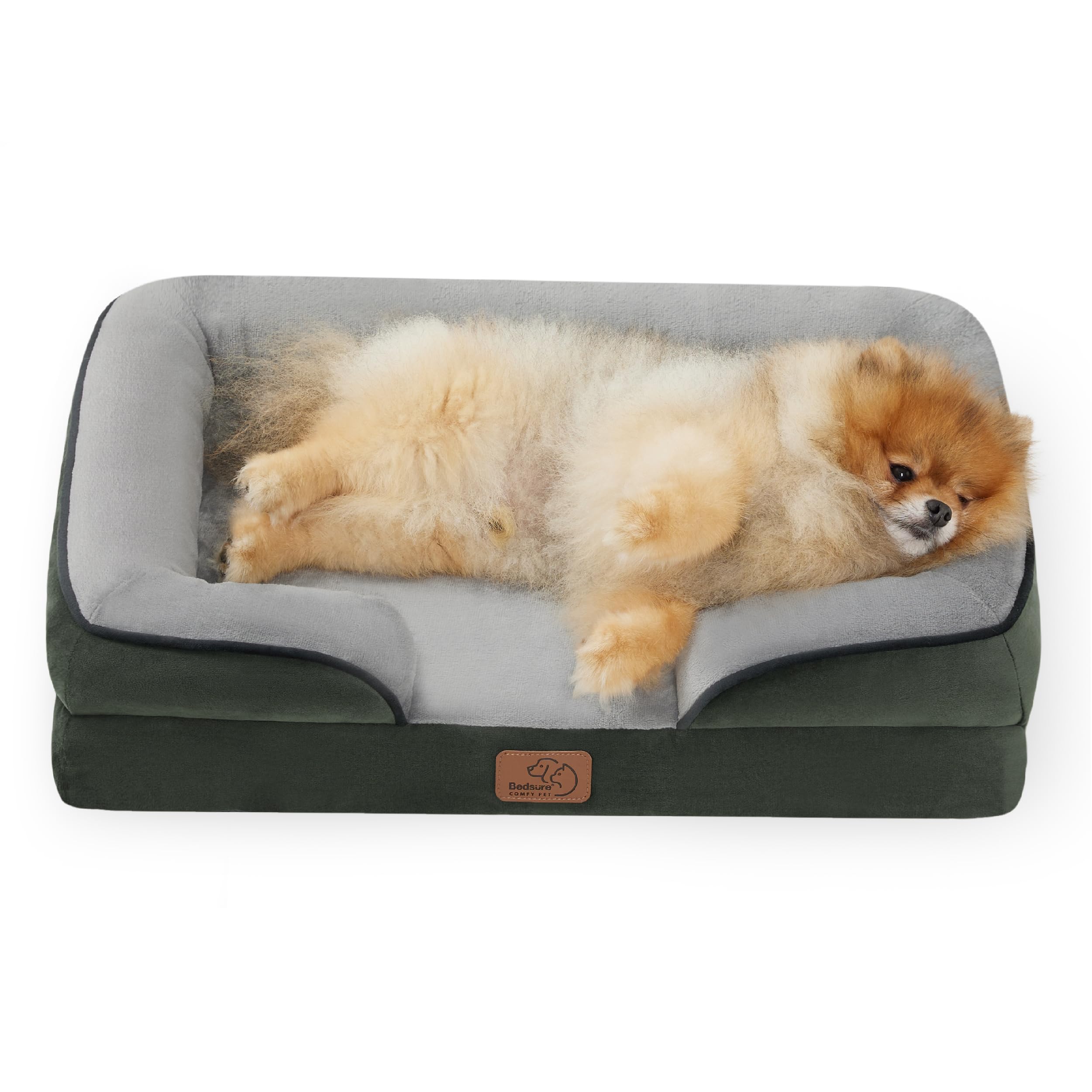 Foto 2 pulgar | Colcha Ortopédica Para Cama De Perro, Pequeña, Lavable, Verde Oscuro - Venta Internacional.