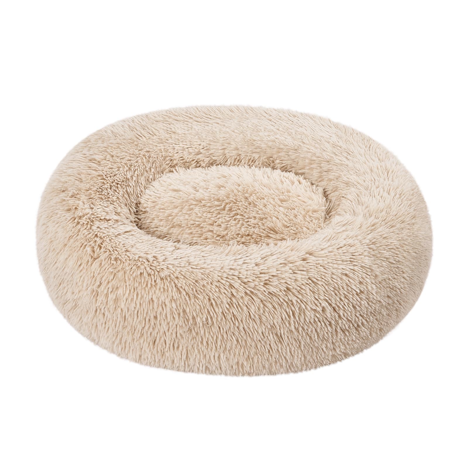 Foto 2 pulgar | Cama Para Mascotas Amazon Basics Donut De Piel Sintética Para Perro, Color Beige, 58 X 58 Cm - Venta Internacional.