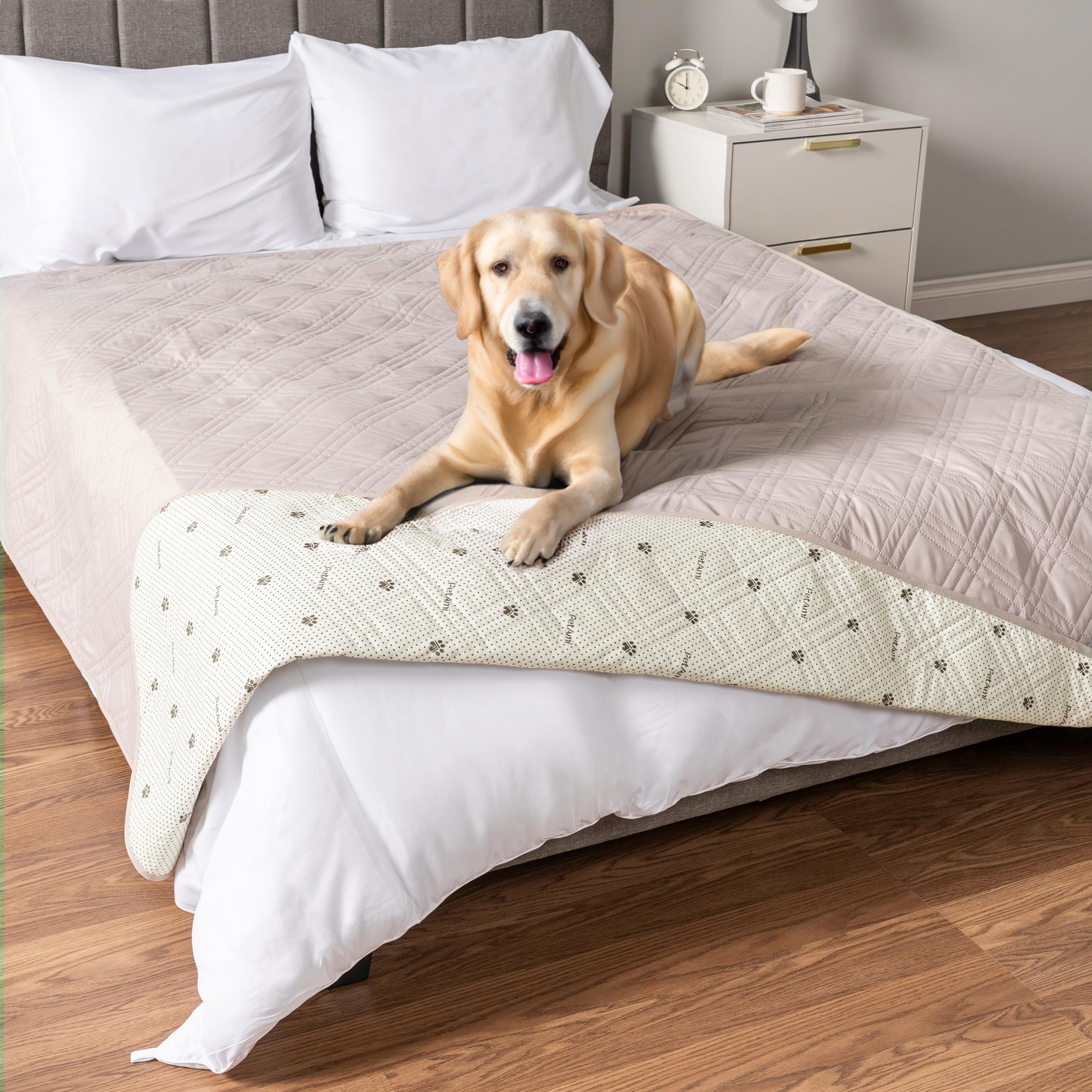 Foto 1 | Funda De Cama Impermeable Para Perros Petami 102 X 82 Cm, Color Beige - Venta Internacional.