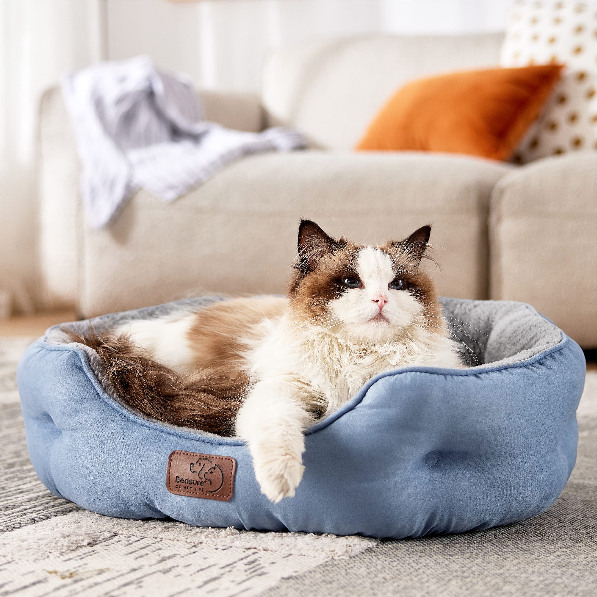 Foto 7 | Cama Para Mascotas Para Perros Y Gatos Pequeños, Lavable, 50 Cm - Venta Internacional.