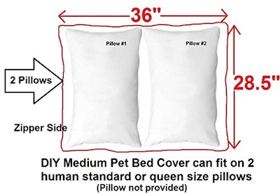 Foto 3 | Funda De Repuesto Para Cama De Mascotas Dogbed4less, Edredón Vaquero - Venta Internacional.