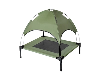 Foto 1 | Cama Elevada Con Domo Luma S Verde