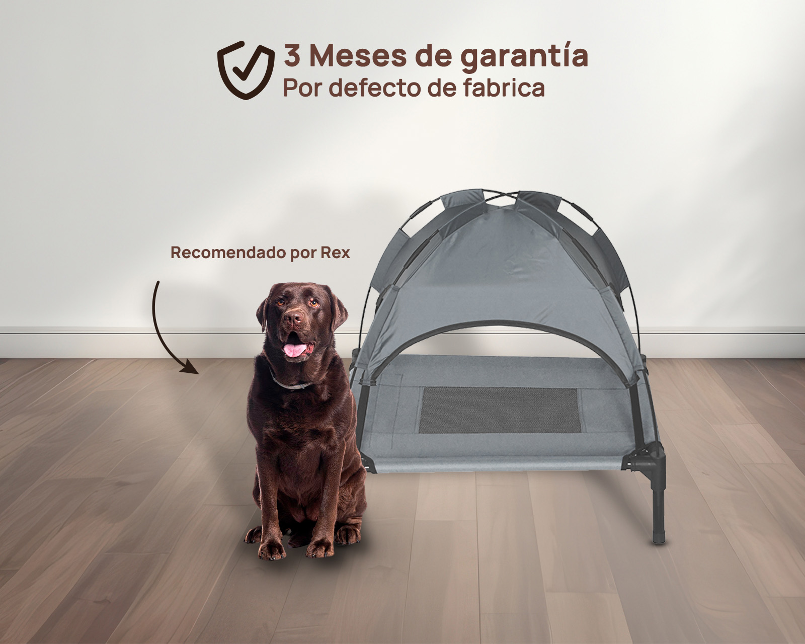 Foto 5 pulgar | Cama Elevada Con Domo Luma L Gris
