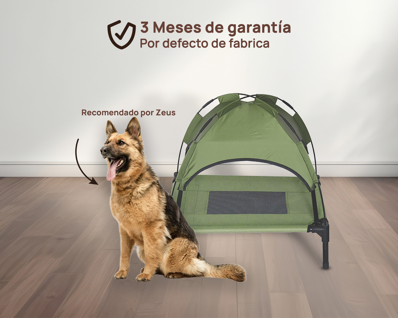 Foto 5 pulgar | Cama Elevada Con Domo Luma Xl Verde