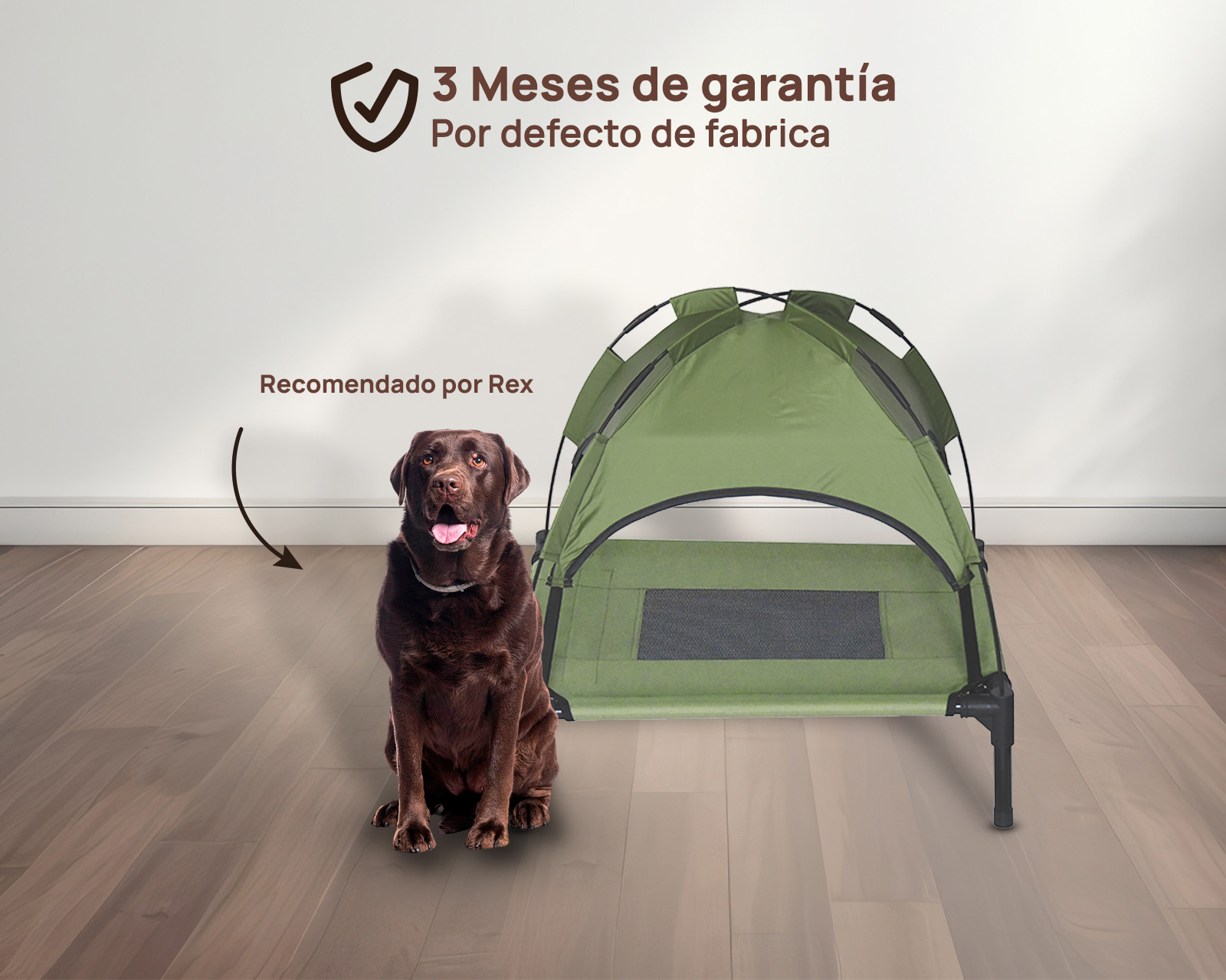 Foto 5 pulgar | Cama Elevada Con Domo Luma L Verde