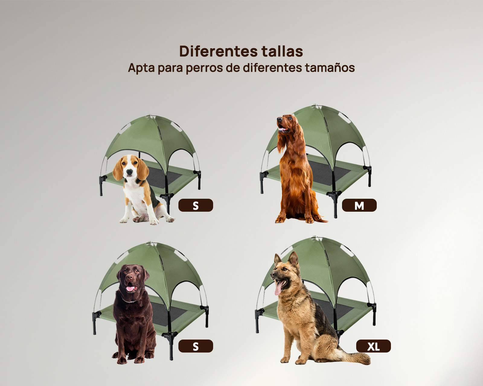 Foto 7 | Cama Elevada Con Domo Luma L Verde