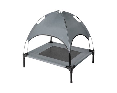Foto 1 | Cama Elevada Con Domo Luma Xl Gris