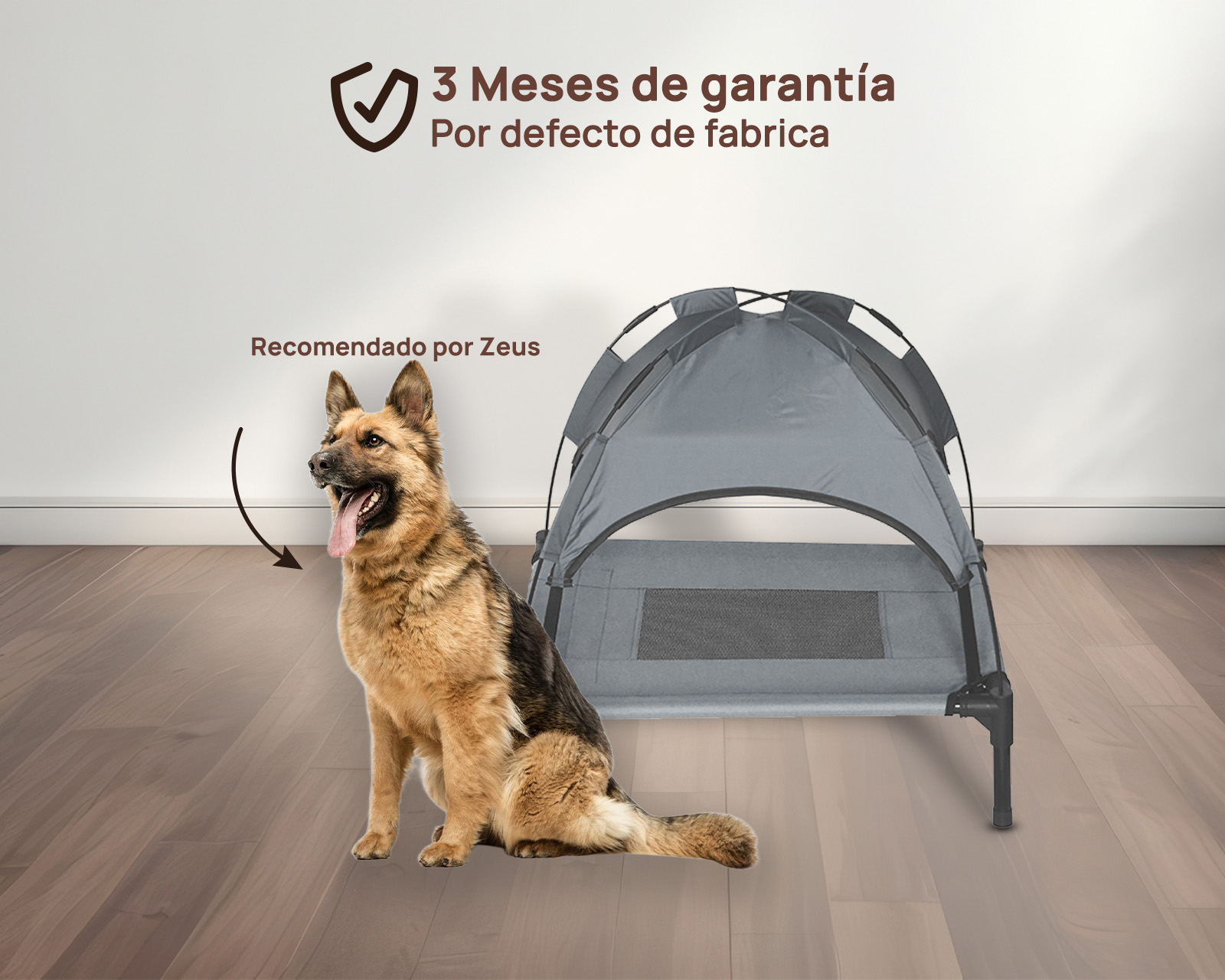 Foto 5 pulgar | Cama Elevada Con Domo Luma Xl Gris