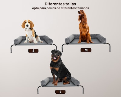 Foto 7 | Cama Elevada Con Colchon Cali S Gris