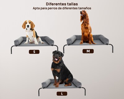 Foto 7 | Cama Elevada Con Colchon Cali M Gris