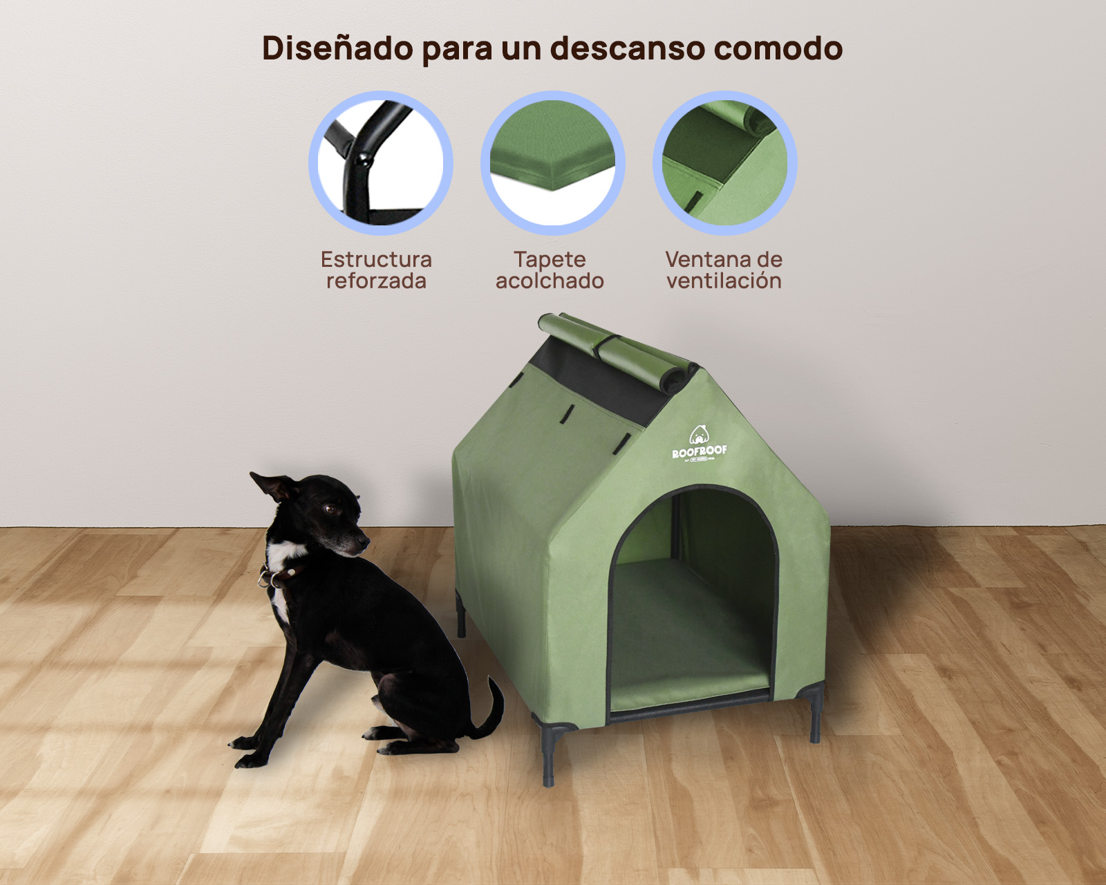 Foto 7 pulgar | Casa De Campaña Cova Xs Verde