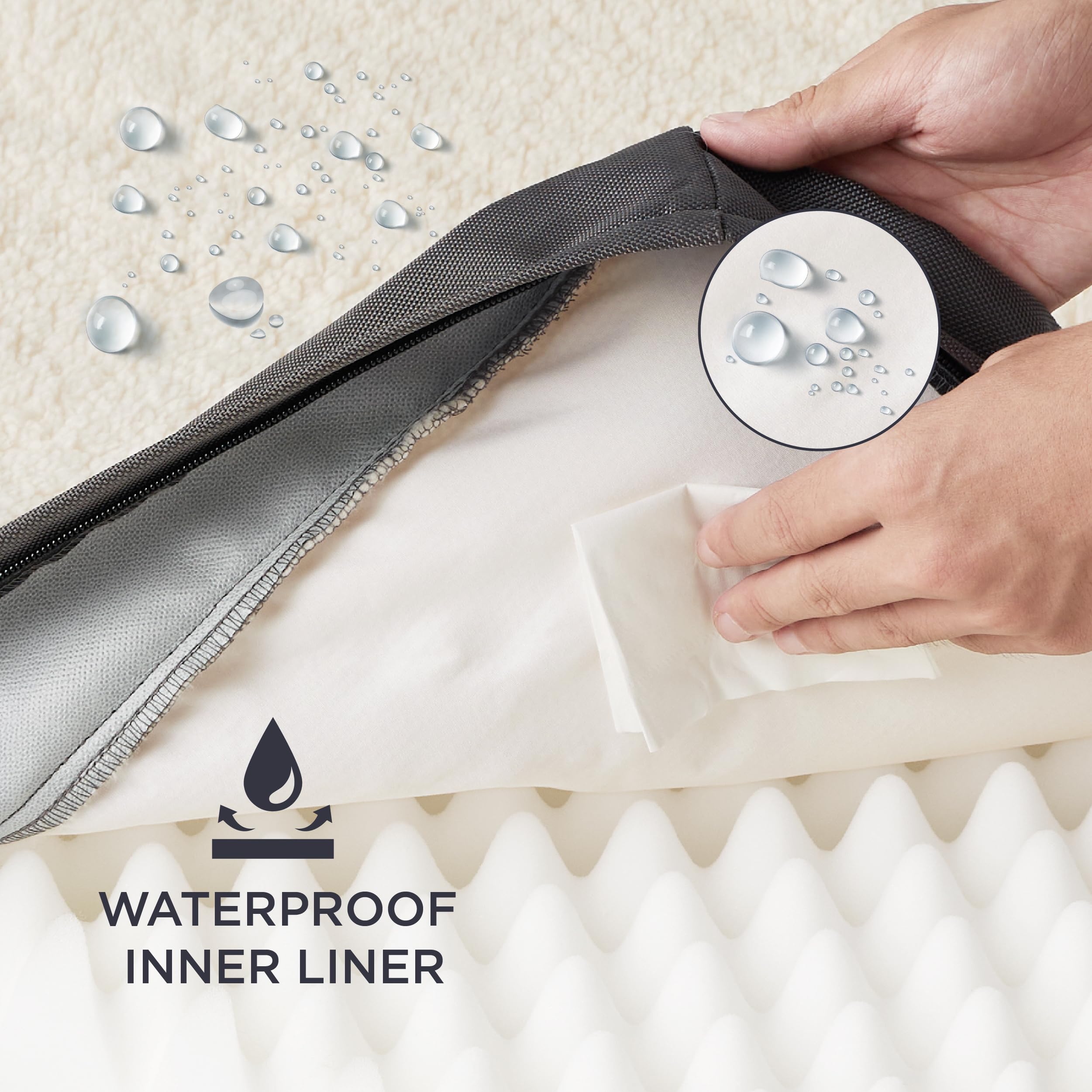 Foto 5 pulgar | Cama Ortopédica Para Perros, Impermeable, Para Jaulas Grandes - Venta Internacional.