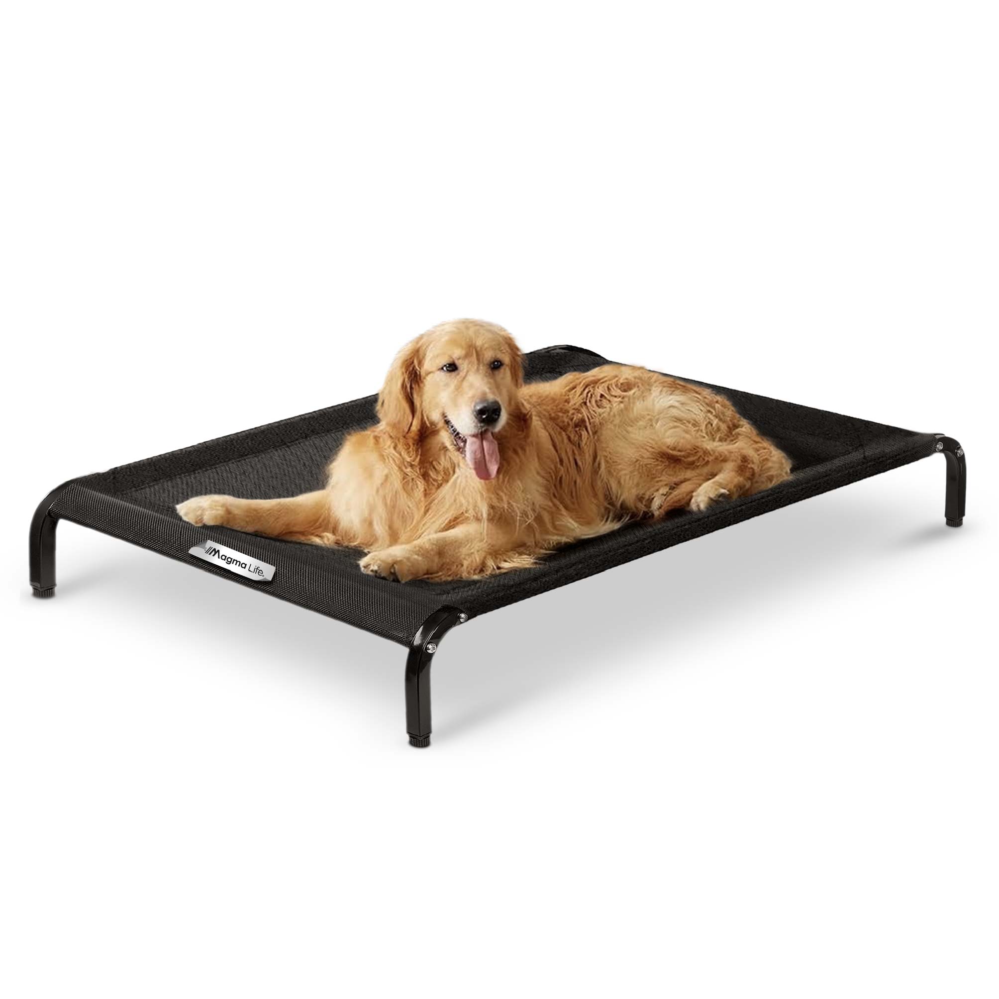 Foto 2 pulgar | Magma Life Cama Para Perro Grande, 109x66x20 Cm, Elevada Y Transpirable, Estructura Metálica Resistente, Superficie