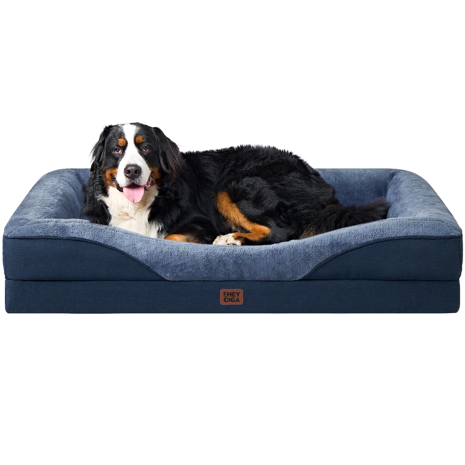 Foto 2 pulgar | Cama Para Perros Eheyciga De Espuma Viscoelástica Xxl Para Perros Extragrandes, Color Azul Marino - Venta Internacional