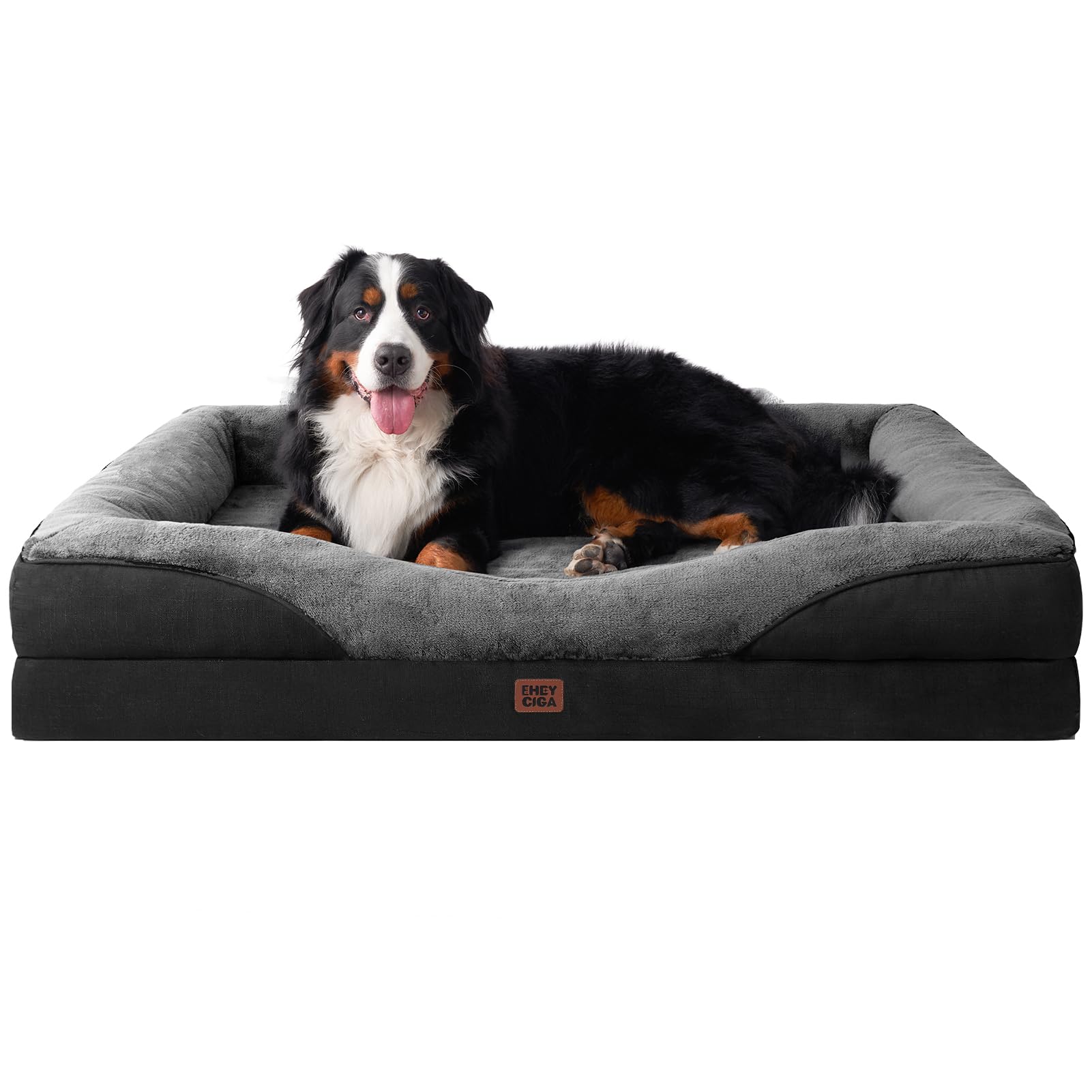 Foto 2 pulgar | Cama Para Perros Eheyciga De Espuma Viscoelástica Xxl Para Tallas Xl, Color Gris Y Negro - Venta Internacional.
